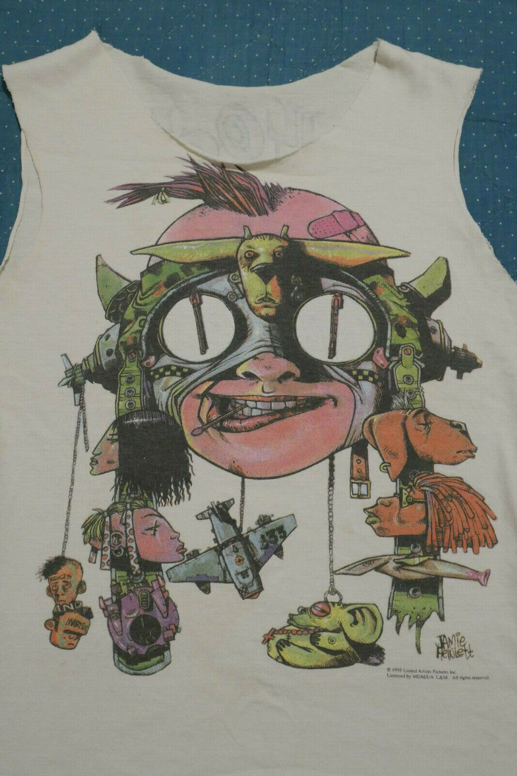 Jamie Hewlett 90s vintage tee XL/ アニメ | zmfshop.by