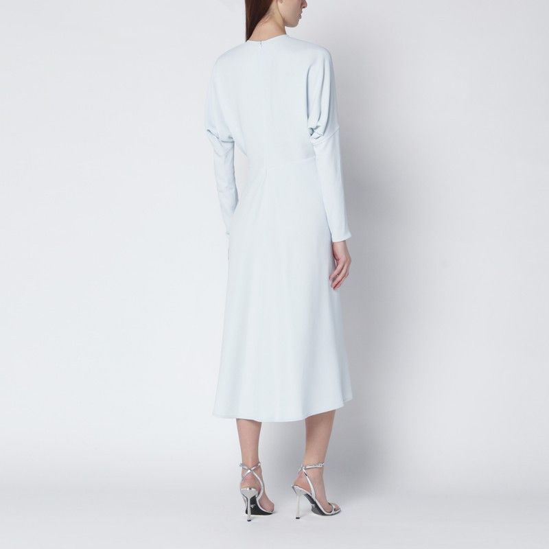 Victoria Beckham Victoria Beckham Ice Blue Dolman Midi Dress Size S / US 4 / IT 40 - 2 Thumbnail
