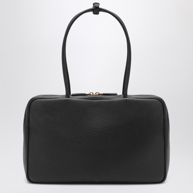 Prada Prada Large Duffle Bag In Black Leather Size ONE SIZE - 2 Thumbnail