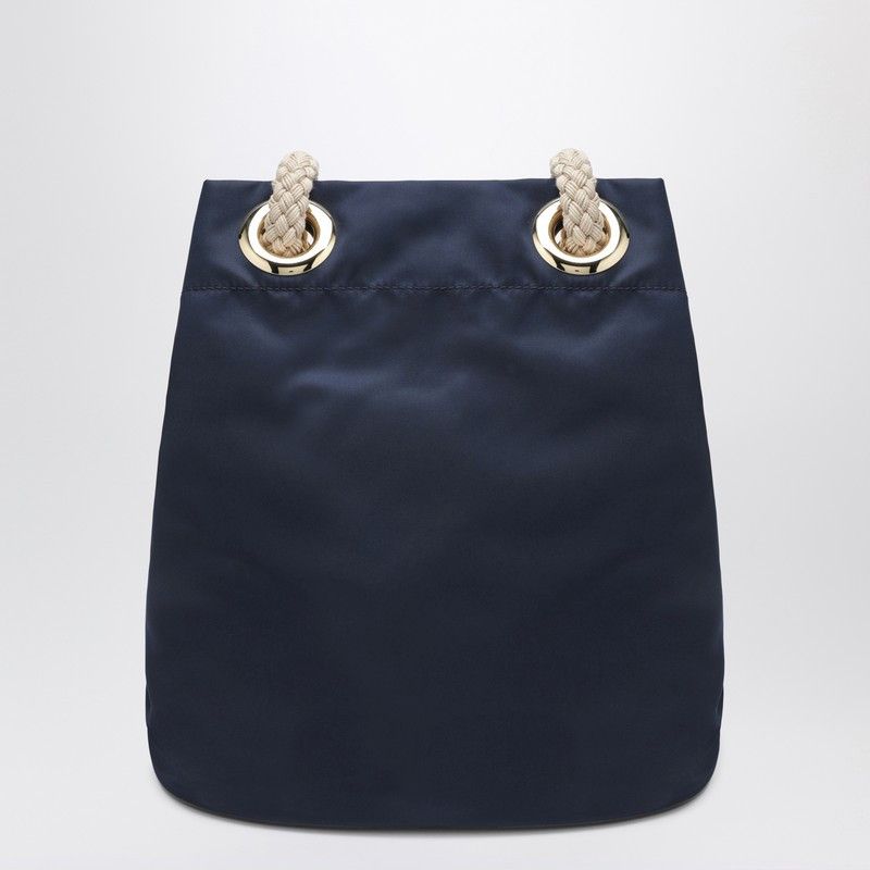 Prada Prada Mariner Small Bucket Bag In Baltic Blue Re-Nylon Size ONE SIZE - 2 Thumbnail
