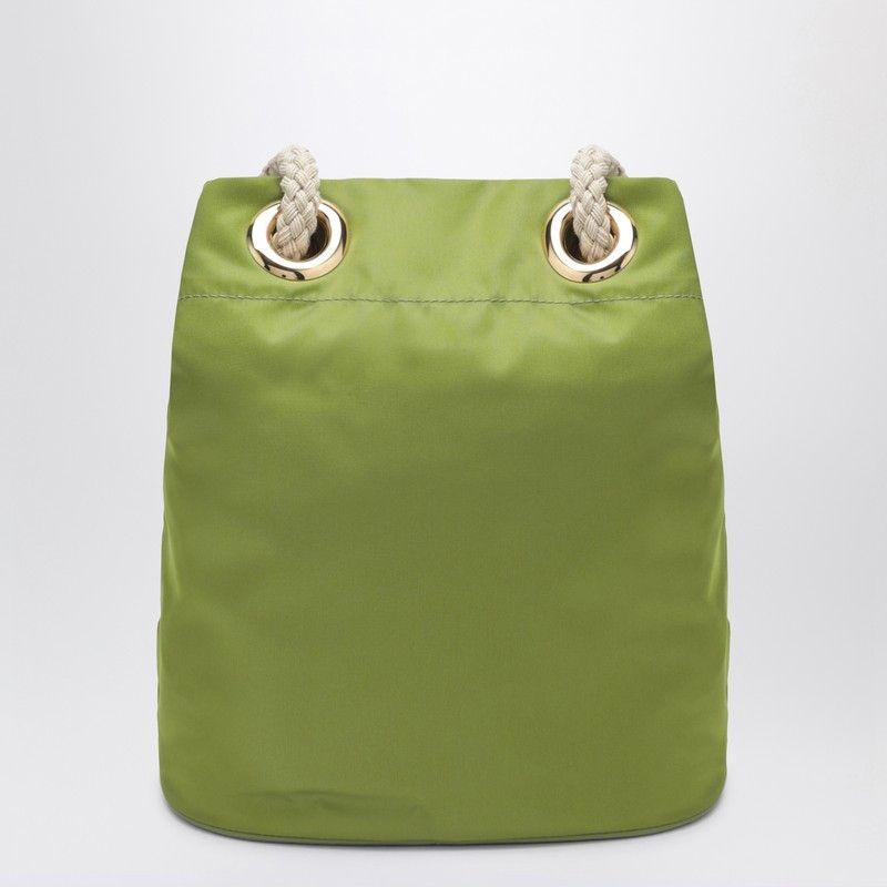 Prada Prada Mariner Small Bucket Bag In Ivy-Green Re-Nylon Size ONE SIZE - 2 Thumbnail