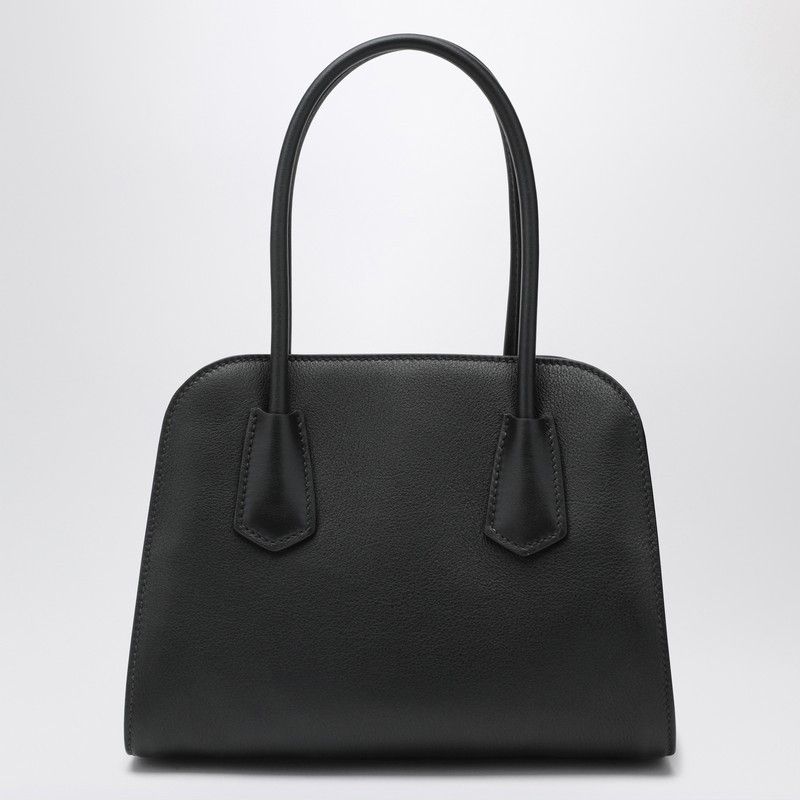 Prada Prada Medium Shopping Bag In Black Leather Size ONE SIZE - 2 Thumbnail