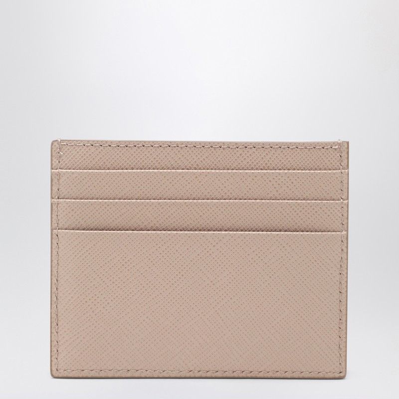 Prada Prada Powder-Pink Saffiano Cardholder Size ONE SIZE - 2 Thumbnail