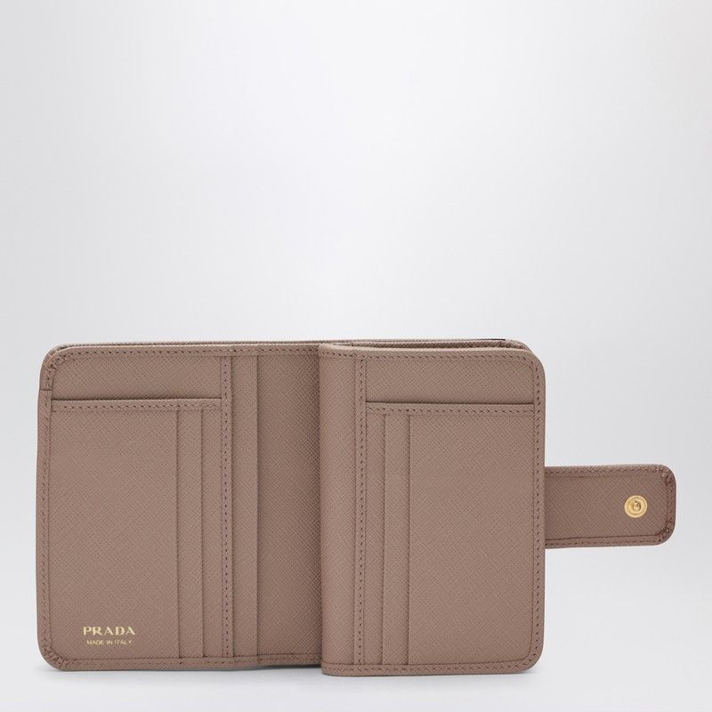 Prada Prada Small Powder-Pink Saffiano Wallet Size ONE SIZE - 2 Thumbnail