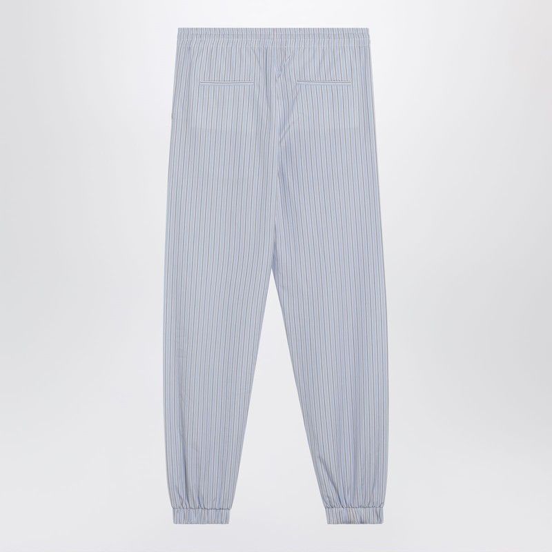 The Attico The Attico Light Blue/White Striped Trousers Size 27" / US 4 / IT 40 - 2 Thumbnail