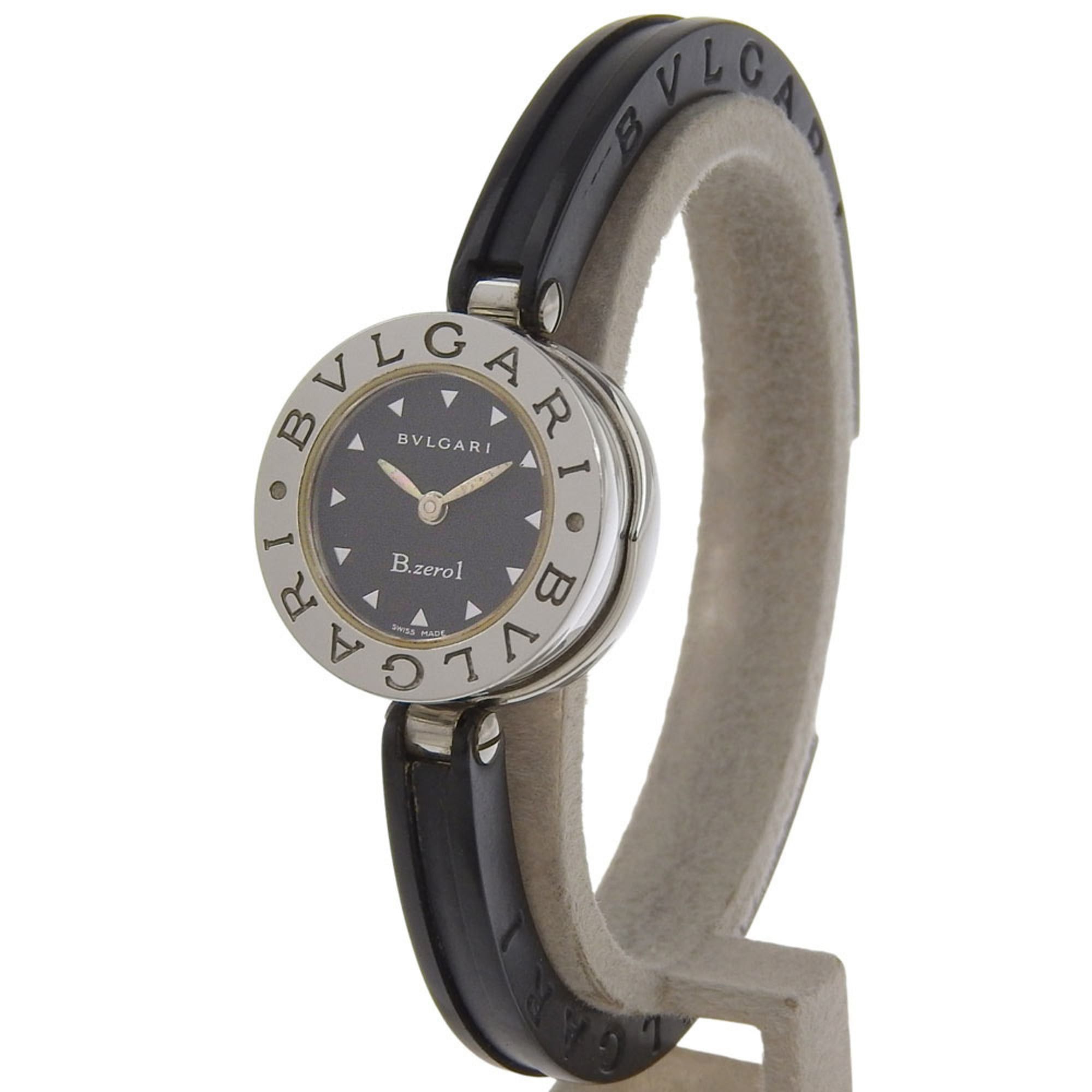 Bvlgari BVLGARI Bzero1 BZ22S Women's Watch with Stainless Steel and Rubber Quartz Movement, Analog Display, Black Dial Size ONE SIZE - 2 Thumbnail