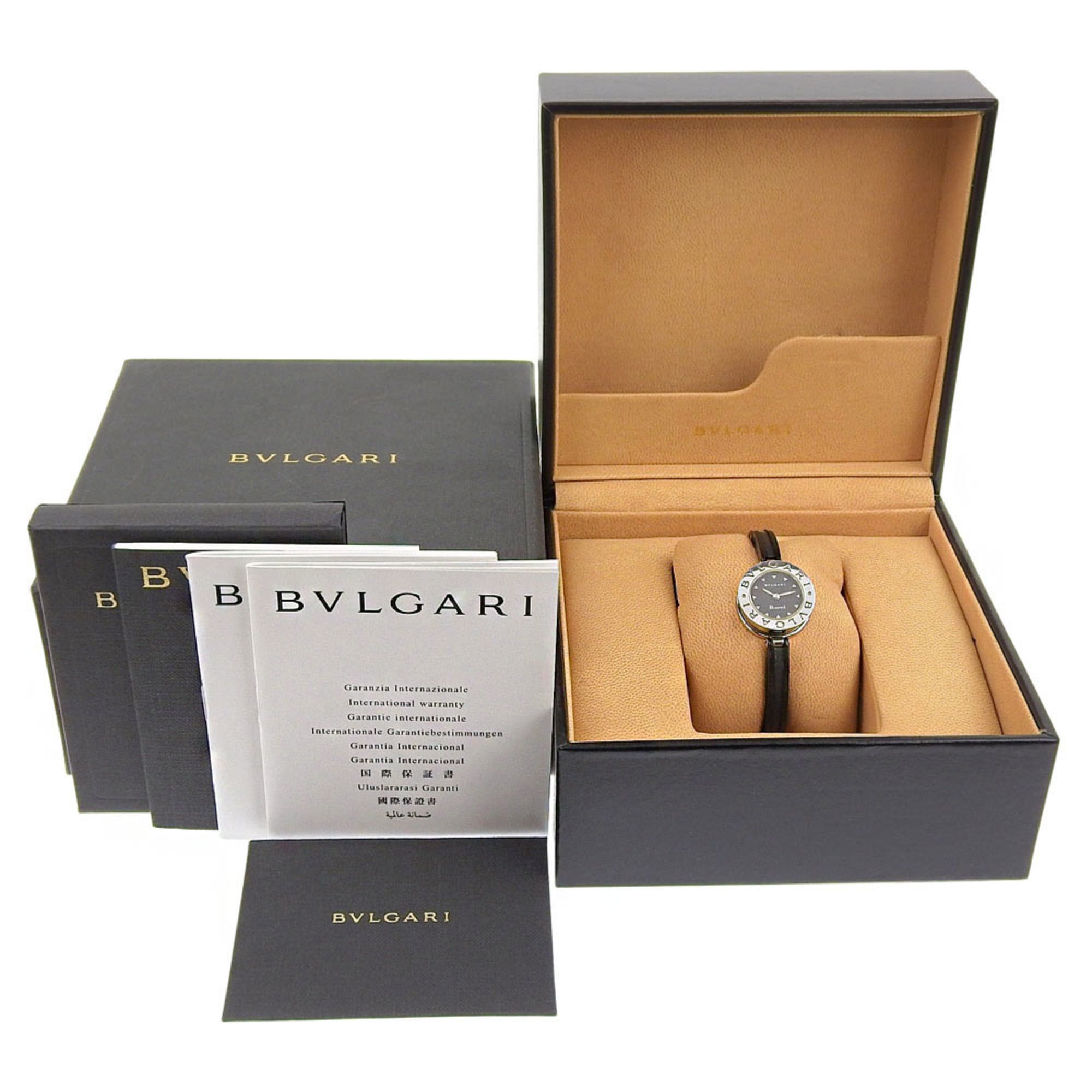 Bvlgari BVLGARI Bzero1 BZ22S Women's Watch with Stainless Steel and Rubber Quartz Movement, Analog Display, Black Dial Size ONE SIZE - 9 Thumbnail