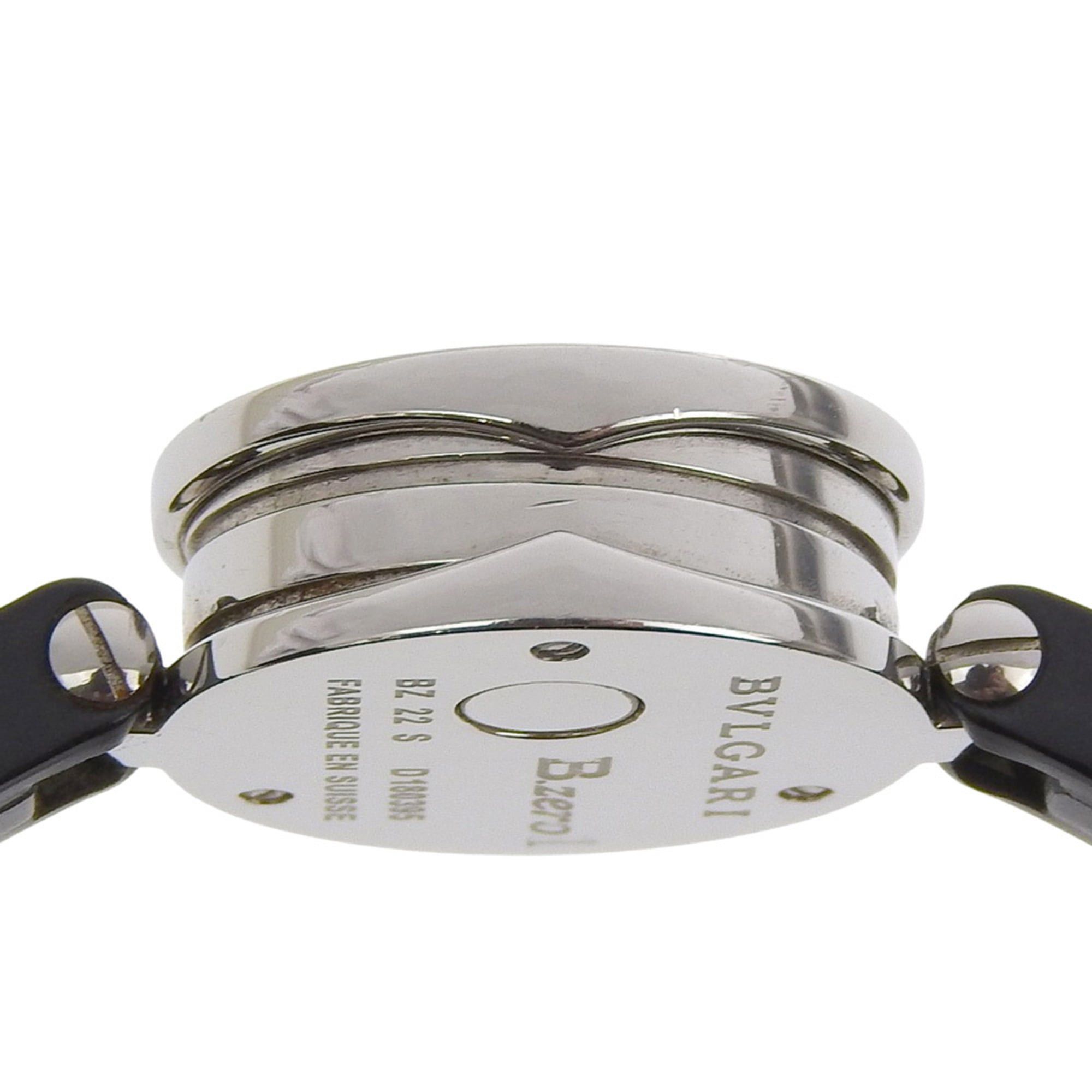 Bvlgari BVLGARI Bzero1 BZ22S Women's Watch with Stainless Steel and Rubber Quartz Movement, Analog Display, Black Dial Size ONE SIZE - 5 Thumbnail