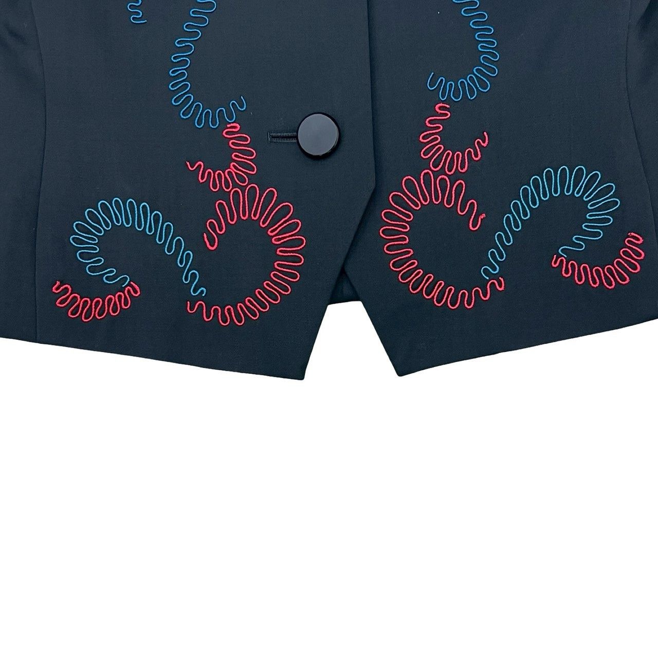 Yves Saint Laurent Yves Saint Laurent Yves Saint Laurent Embroidered Wool Collarless Jacket Others Outerwear DUTY FREE for USA Size ONE SIZE - 6 Thumbnail