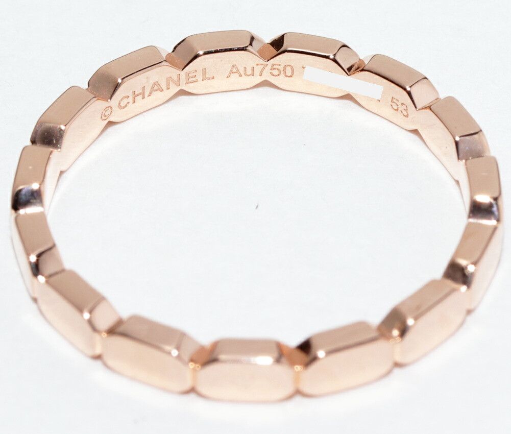 Chanel Chanel Chanel Première Promesse Au750 Ring Metal Ring J4131 DUTY FREE for USA Size ONE SIZE - 4 Thumbnail