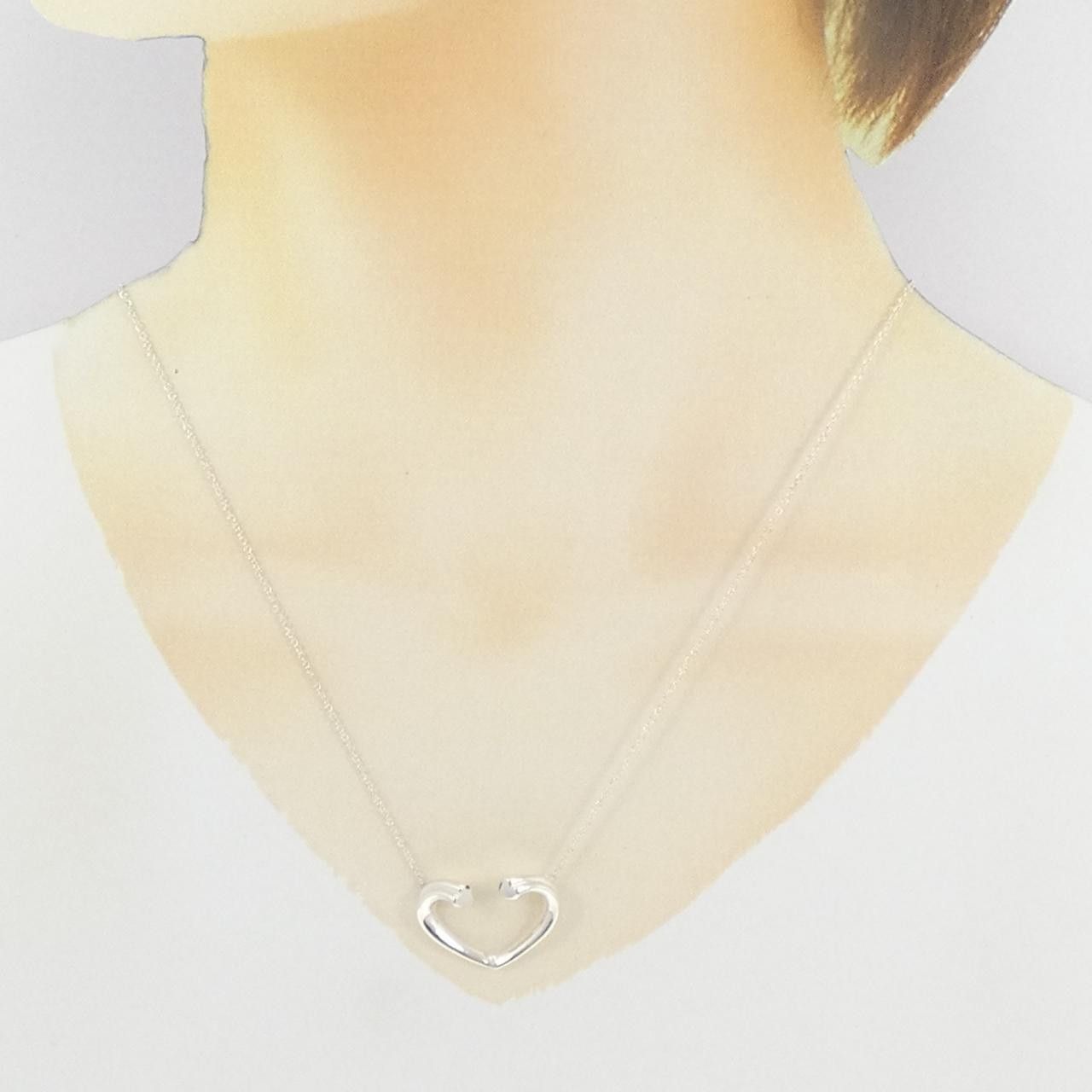 Tiffany & Co. Tiffany & Co. Tiffany Tenderness Heart 925 Silver Necklace Metal Necklace DUTY FREE for USA Size ONE SIZE - 6 Thumbnail