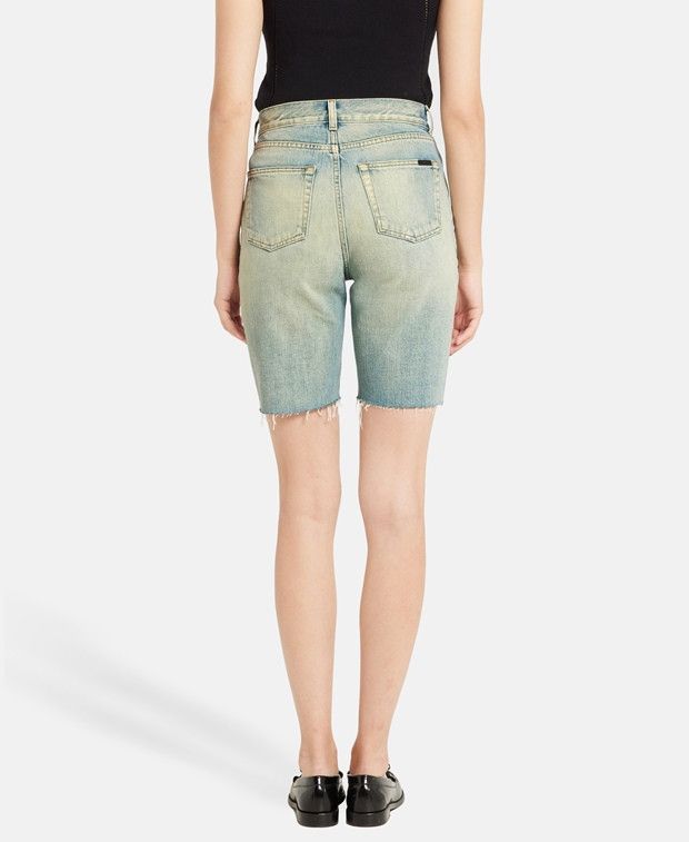 Saint Laurent Paris Denim shorts Size 26" / US 2 / IT 38 - 2 Thumbnail