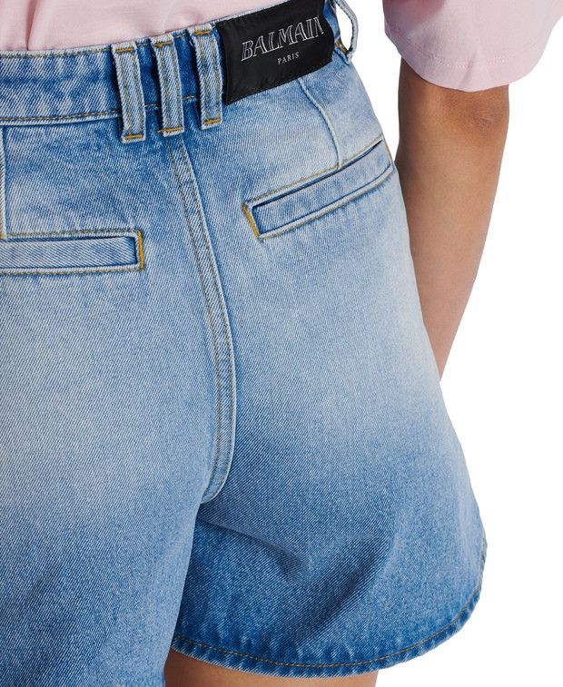 Balmain Denim shorts Size 24" / US 00 / IT 34 - 2 Thumbnail