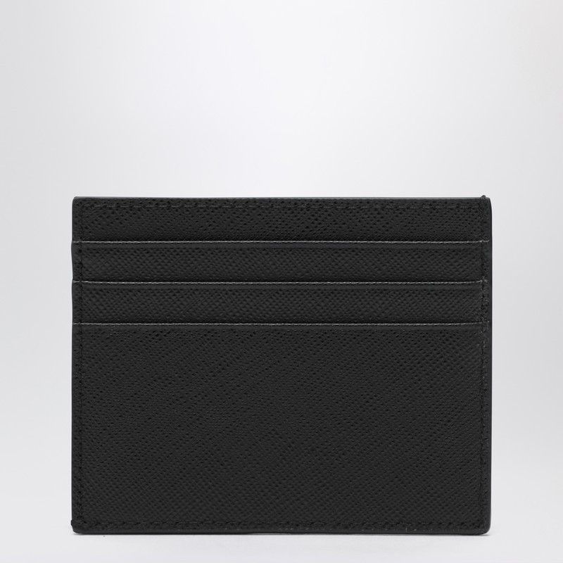 Prada Prada Black Saffiano Leather Card Holder Size ONE SIZE - 2 Thumbnail