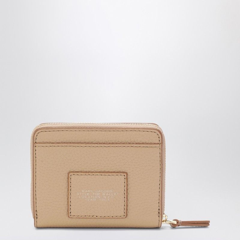 Marc Jacobs Marc Jacobs Mini Beige Full-Grain Leather Wallet Size ONE SIZE - 2 Thumbnail