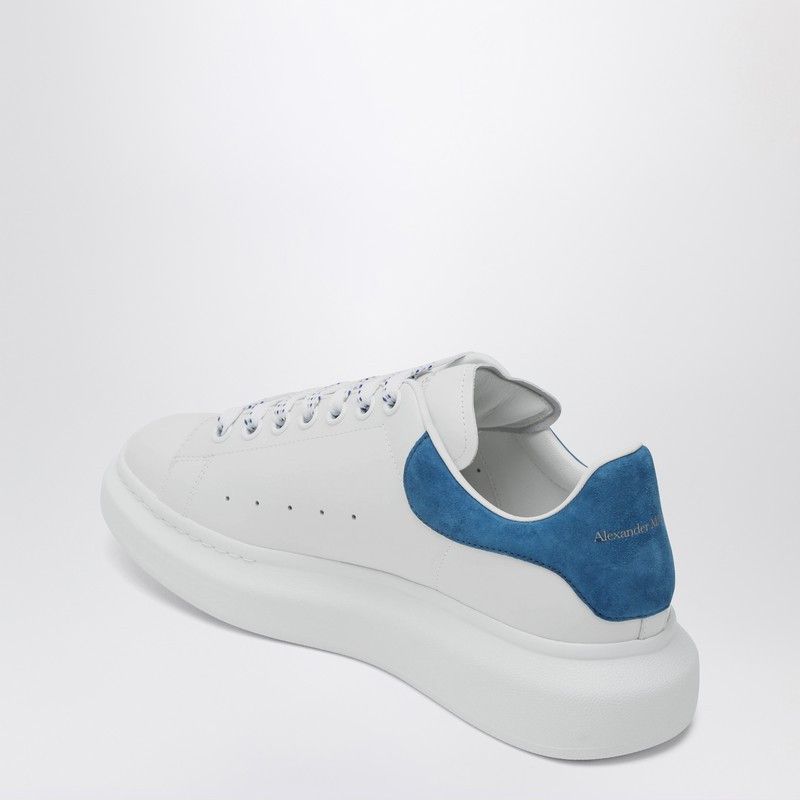 Alexander McQueen Alexander Mcqueen White/Blue Oversize Sneakers Size US 11.5 / EU 44-45 - 2 Thumbnail