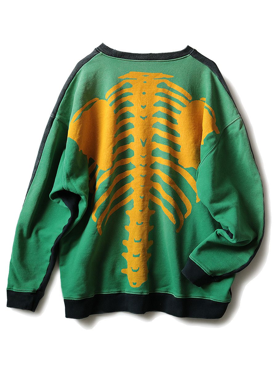 Kapital Kountry kapital bone skeleton hoodie green A$AP