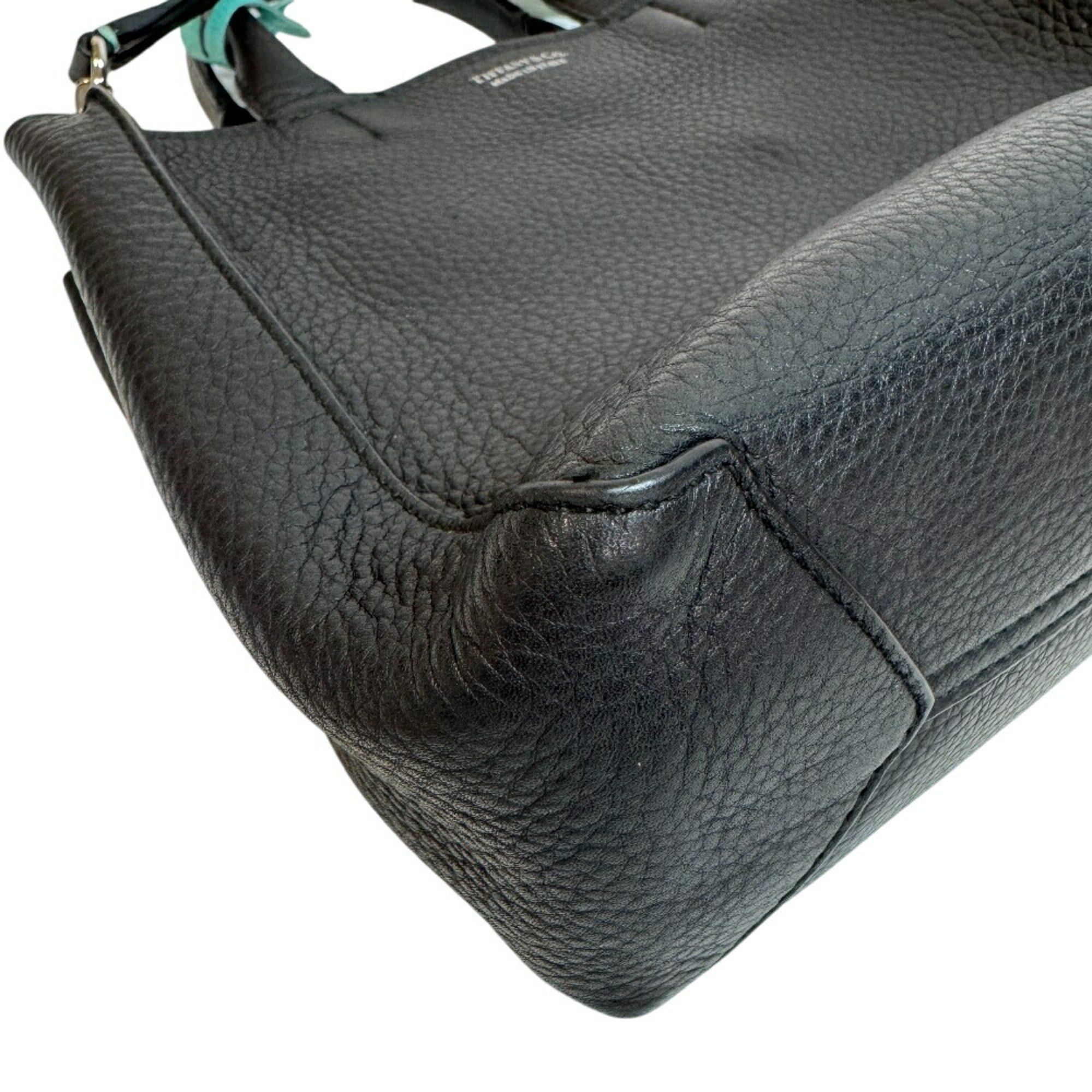 Tiffany & Co. TIFFANY & Co. Tiffany Micro Tote Mini Handbag Shoulder Bag Black Women's Size ONE SIZE - 3 Thumbnail