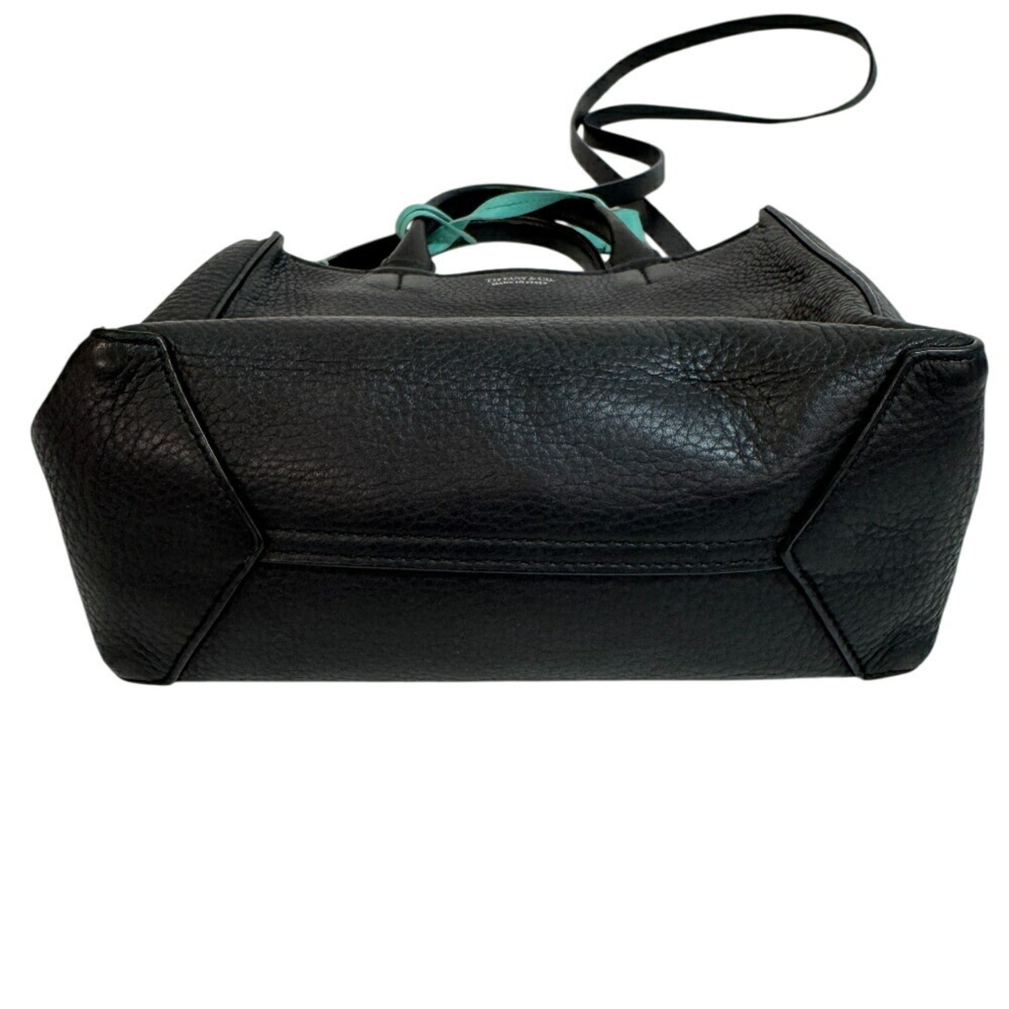 Tiffany & Co. TIFFANY & Co. Tiffany Micro Tote Mini Handbag Shoulder Bag Black Women's Size ONE SIZE - 7 Thumbnail