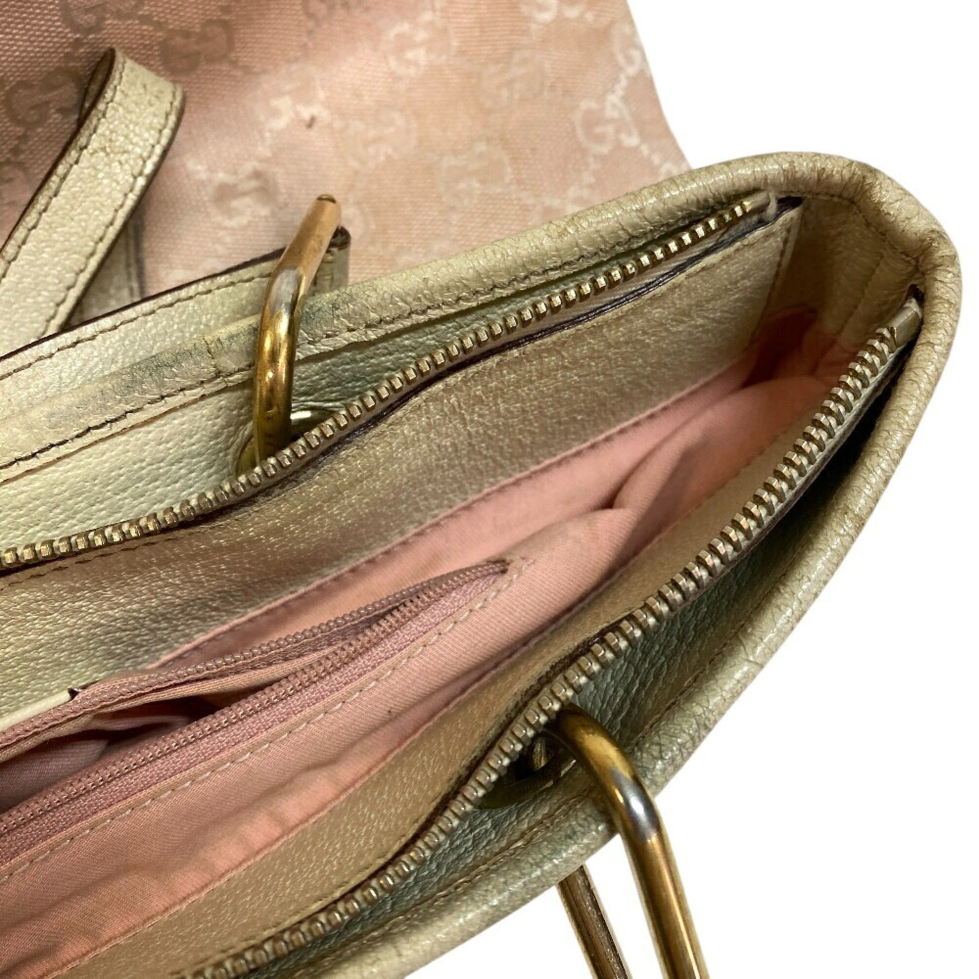 Gucci GUCCI 139552 GG Canvas Shoulder Tote Bag, Pink, Women's Size ONE SIZE - 8 Thumbnail