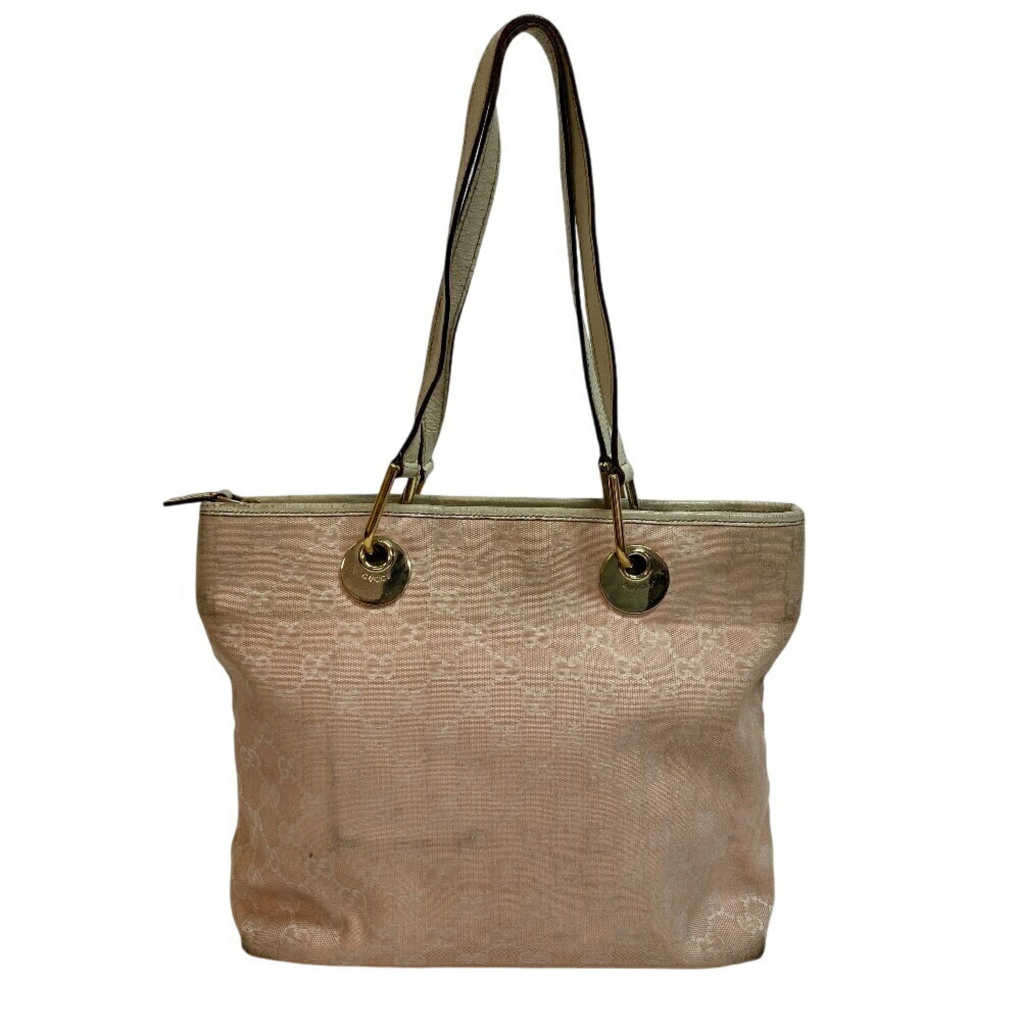 Gucci GUCCI 139552 GG Canvas Shoulder Tote Bag, Pink, Women's Size ONE SIZE - 2 Thumbnail