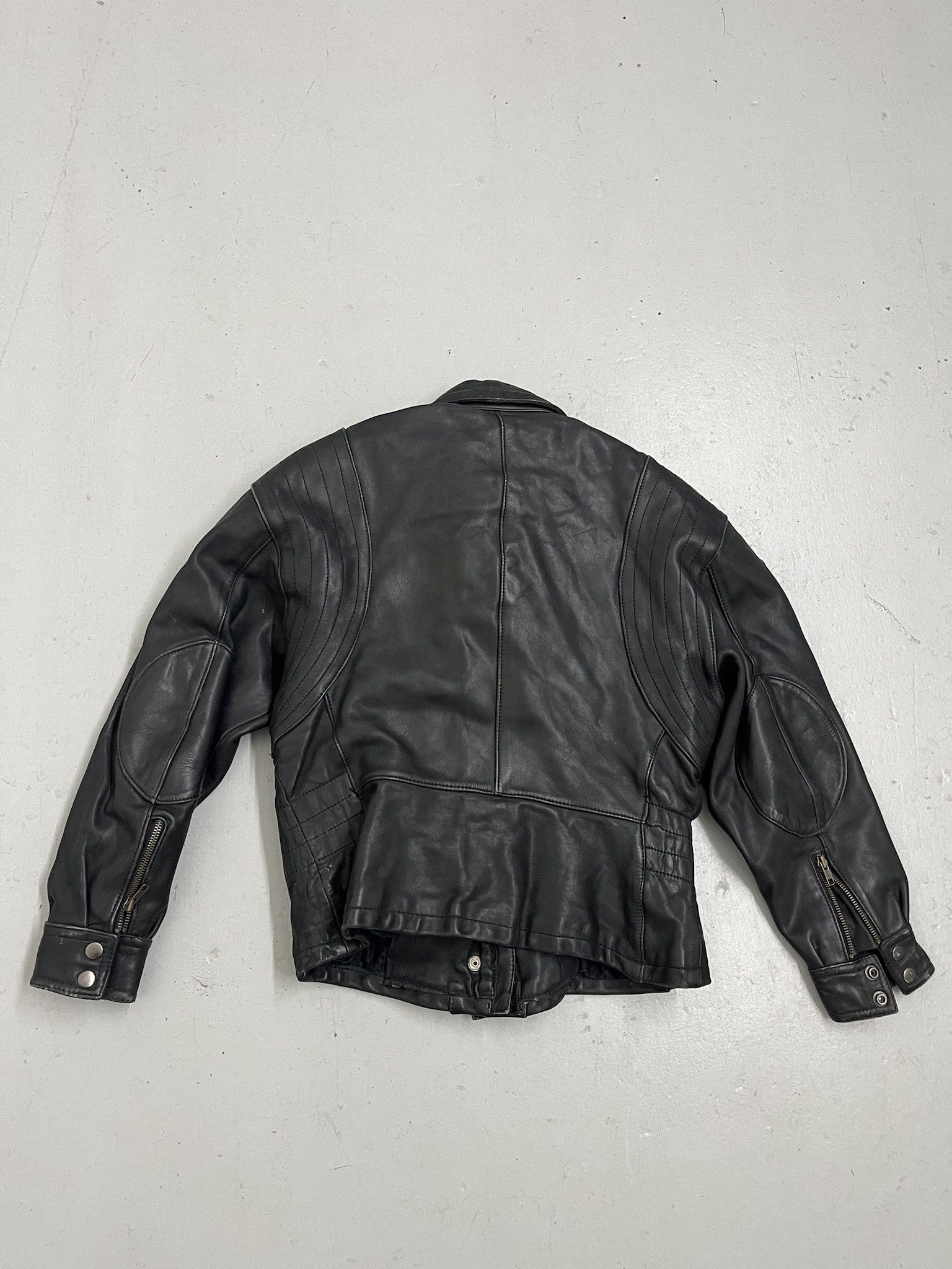 Hein Gericke Vintage 90s Hein Gericke Heavy Leather Biker Jacket Size XS Size US XS / EU 42 / 0 - 4 Thumbnail
