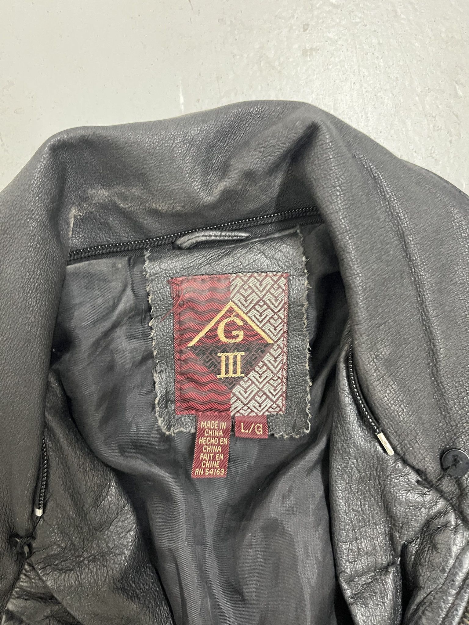 Leather × Vintage Vintage 90s G3 Leather Coat Size US S / EU 44-46 / 1 - 2 Thumbnail