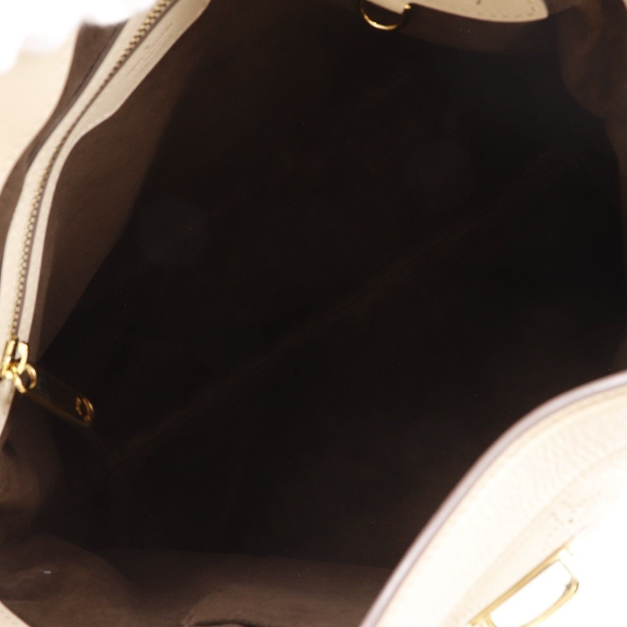 Louis Vuitton Louis Vuitton Shiels PM Handbag M93818 Monogram Mahina Opal 2011 Beige AR1101 A4 Size with Snap Lock Women's Size ONE SIZE - 6 Thumbnail