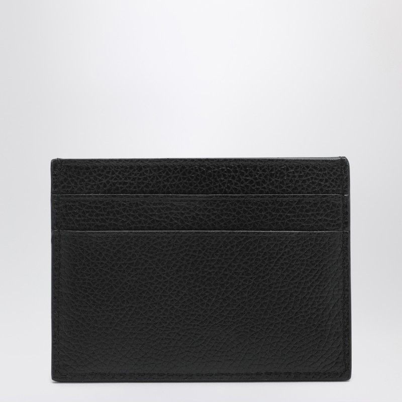 Balenciaga Balenciaga Cash Black Card Holder In Grained Leather Size ONE SIZE - 2 Thumbnail