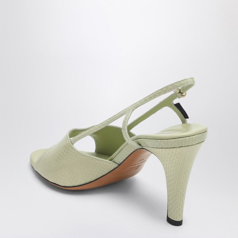 Miu Miu Miu Miu Pistachio-Colored Ayers Slingback Sandals Size US 11 / IT 41 - 2 Thumbnail