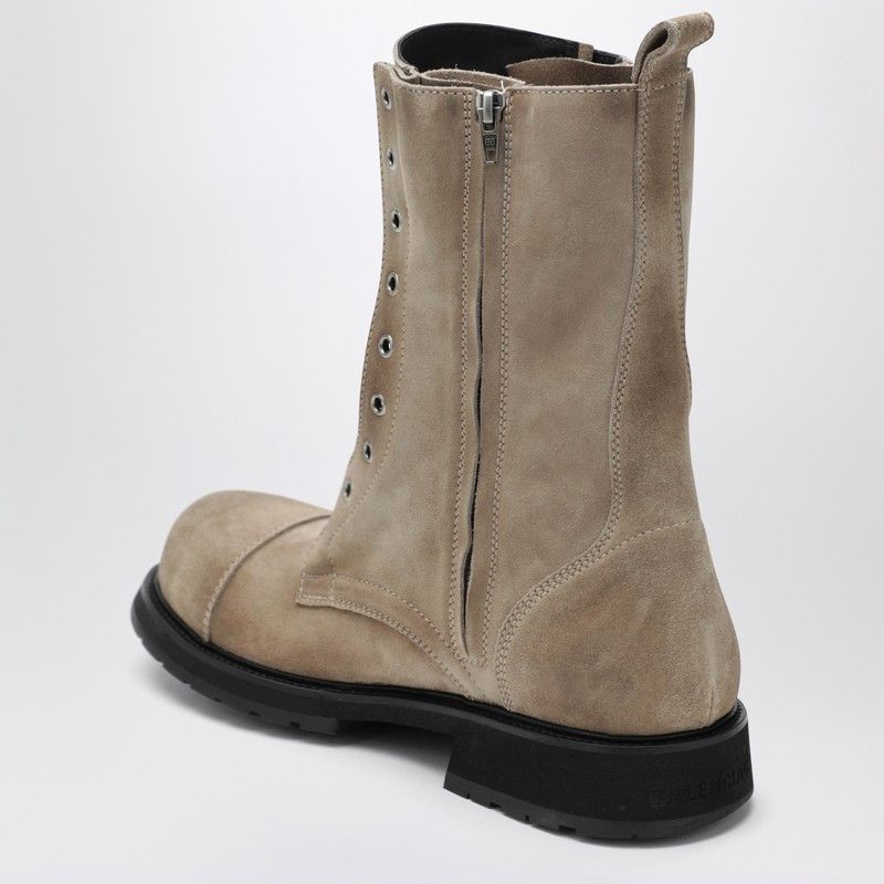 Balenciaga Sand Suede Boots