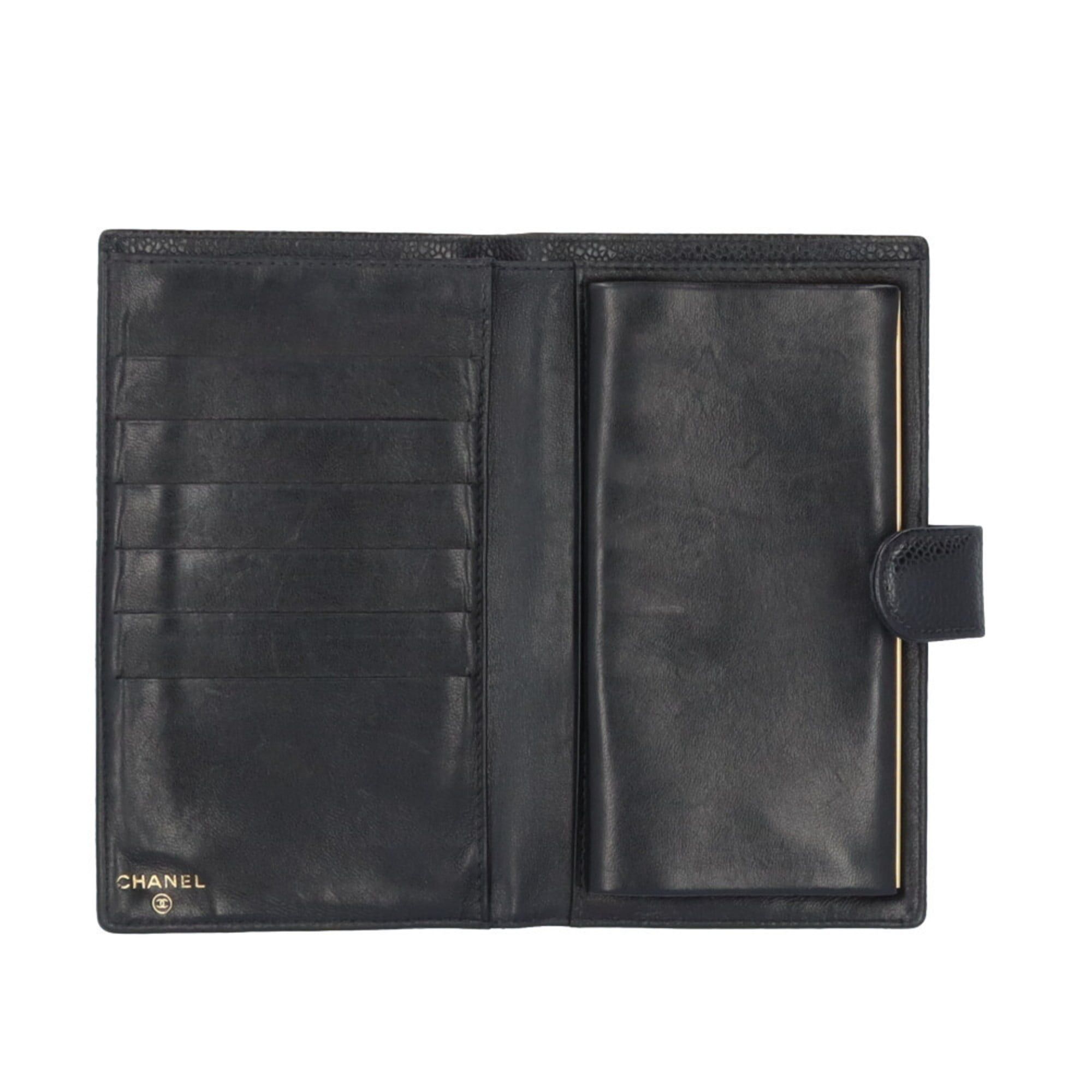 Chanel Chanel Coco Mark Long Wallet Caviar Skin Women's CHANEL Size ONE SIZE - 5 Thumbnail