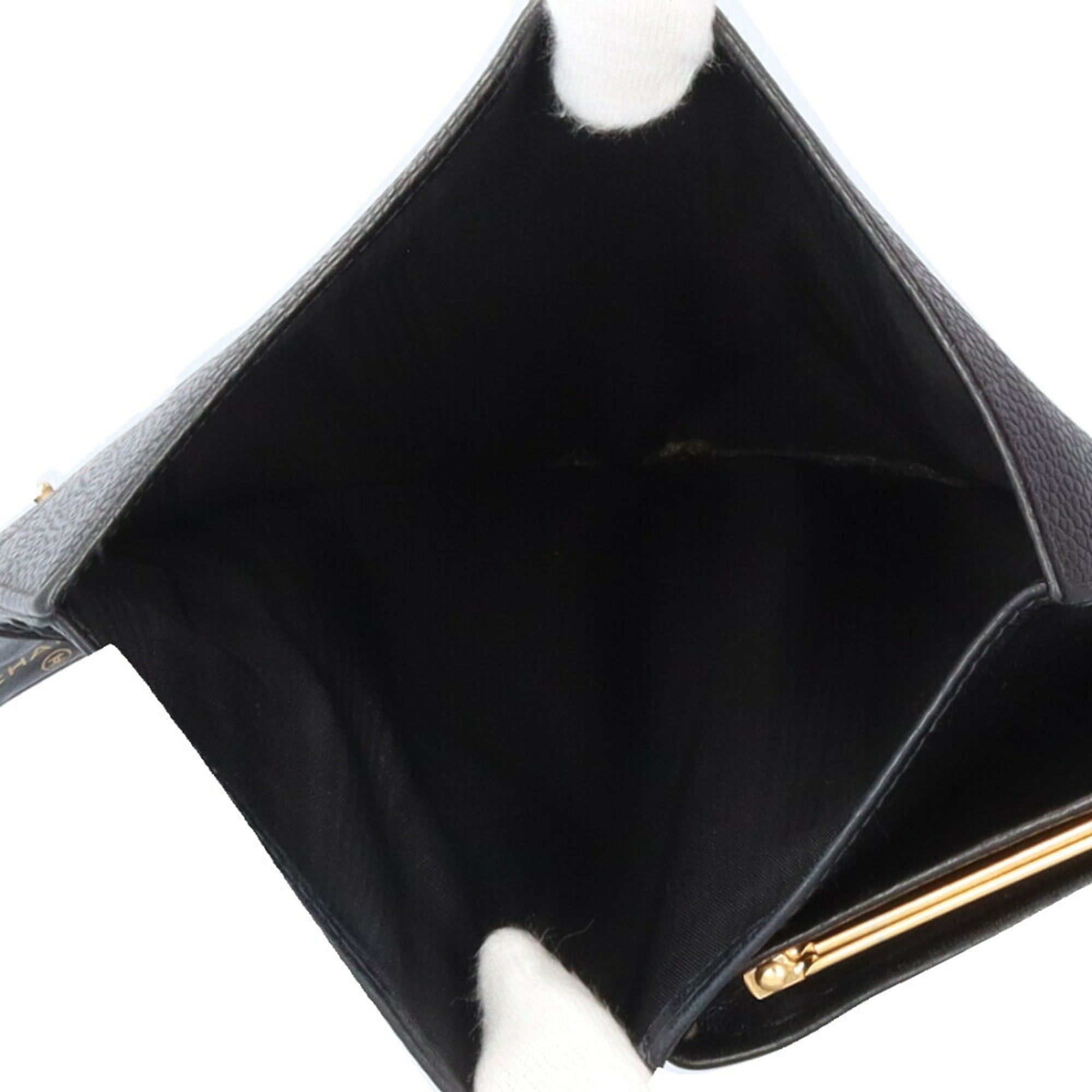 Chanel Chanel Coco Mark Long Wallet Caviar Skin Women's CHANEL Size ONE SIZE - 7 Thumbnail