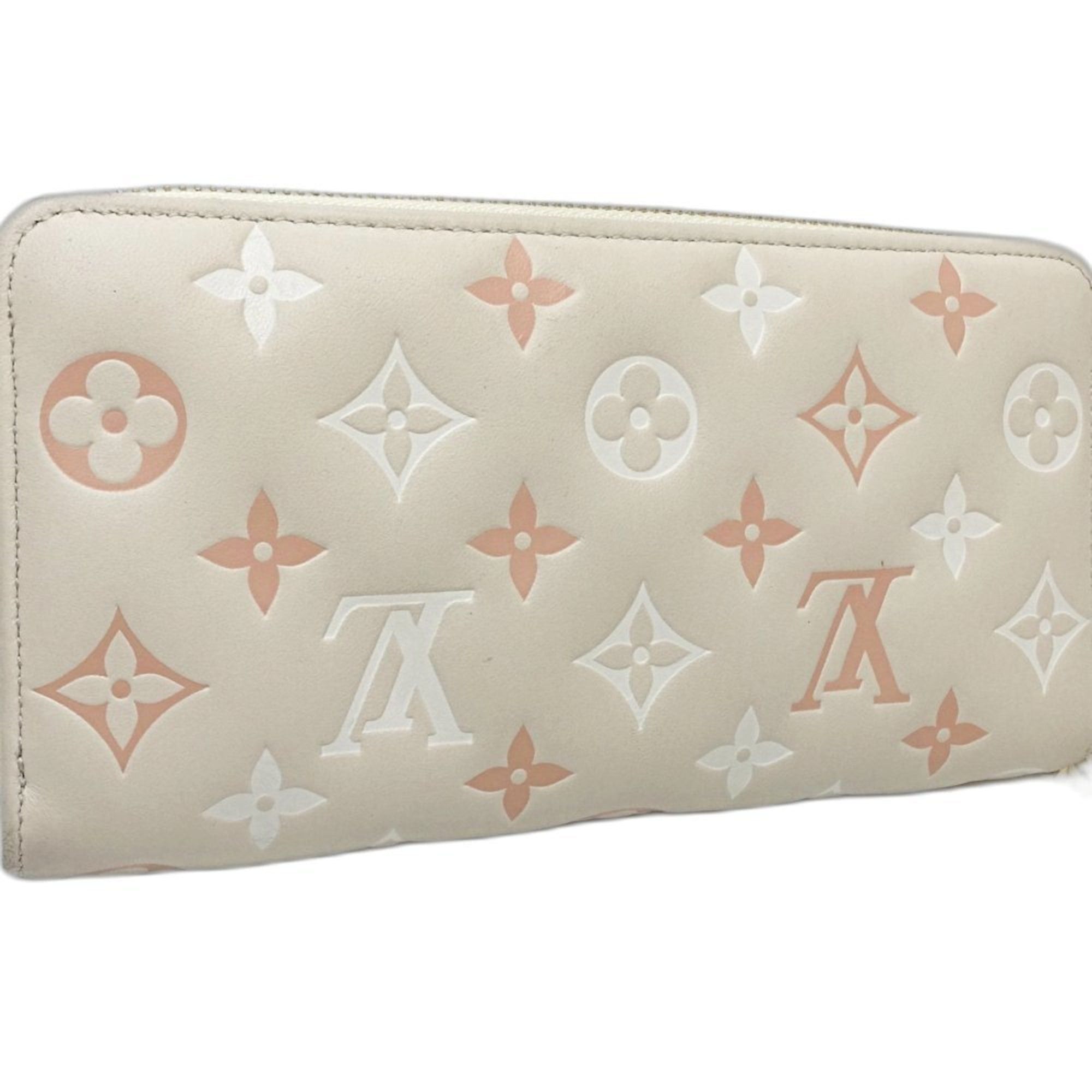 Louis Vuitton Louis Vuitton Long Wallet M82290 Zippy Creme Women's 188630 Size ONE SIZE - 3 Thumbnail