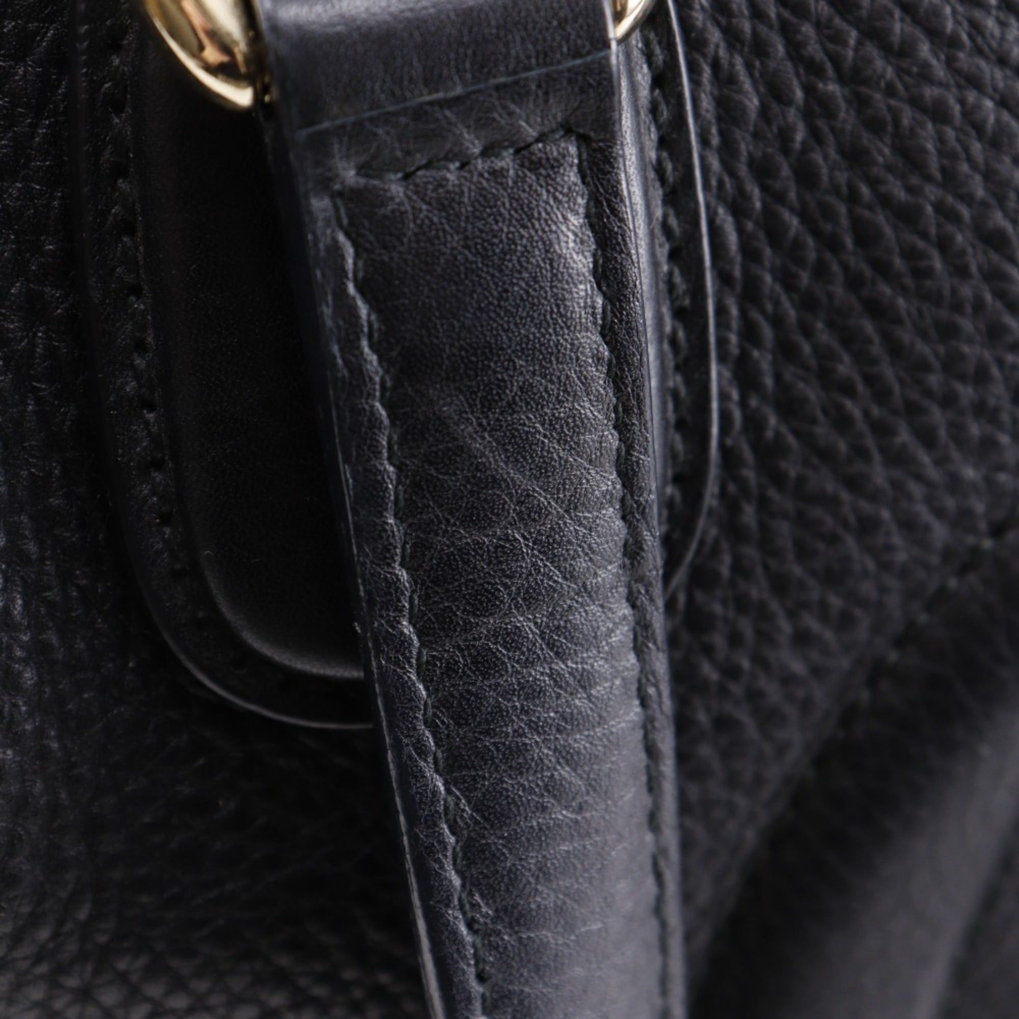 Gucci Gucci Soho Handbag, Interlocking Leather, Made in Italy, Gold, A4 Size, Zipper, Women's, 282307 Size ONE SIZE - 12 Thumbnail