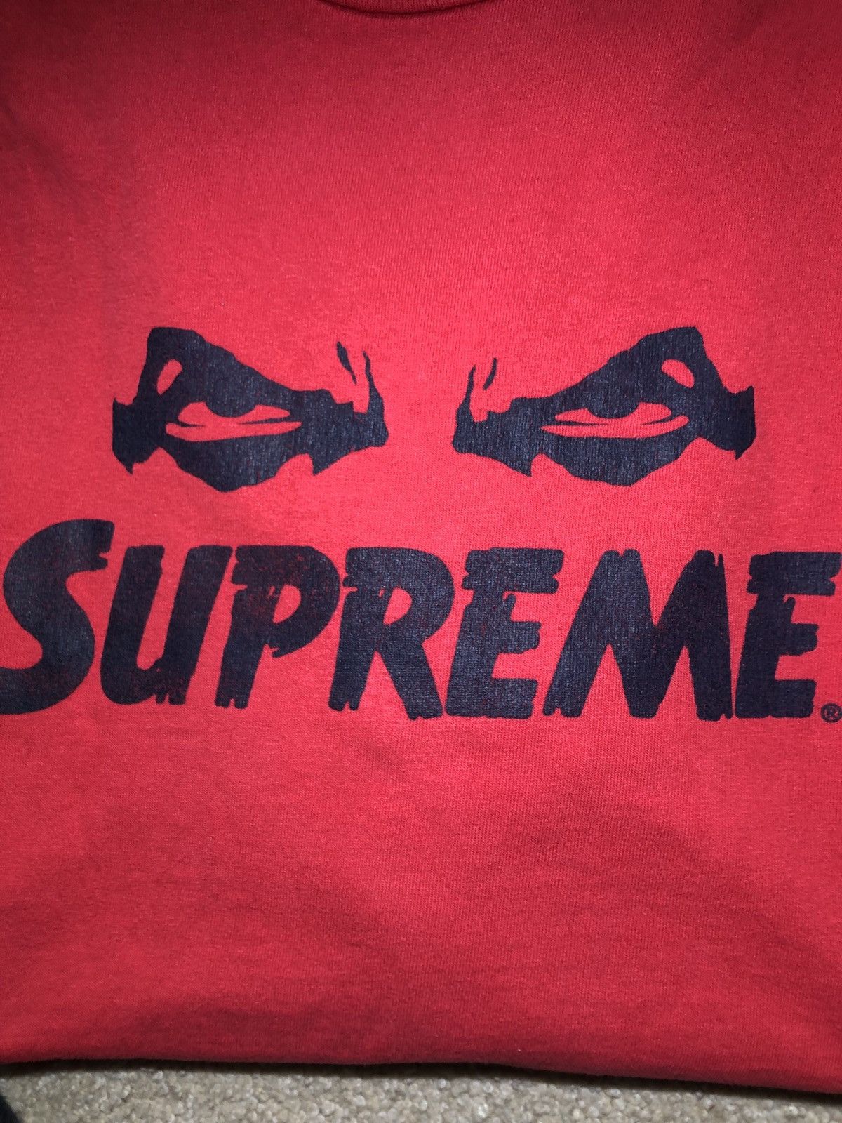 Supreme Supreme 2007 Snake Eyes T Shirt Tee Red | Grailed