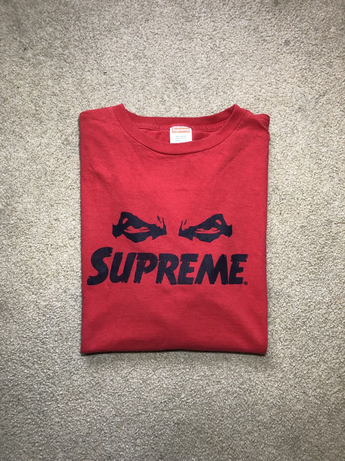 Supreme Supreme 2007 Snake Eyes T Shirt Tee Red | Grailed