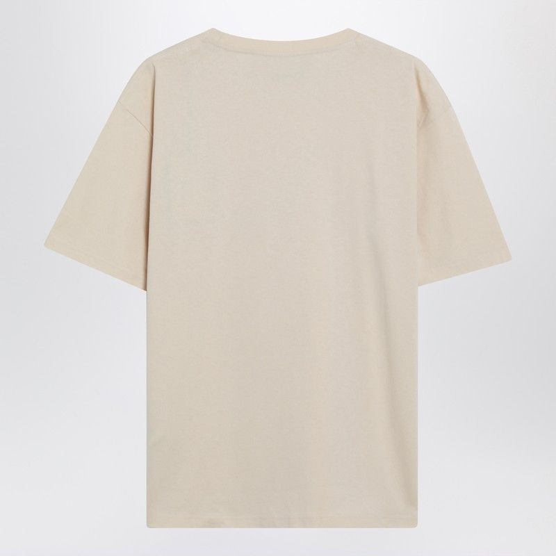 Valentino Valentino Butter-Colored Â€Œmade In Valentinoâ€ T-Shirt Size US XL / EU 56 / 4 - 2 Thumbnail