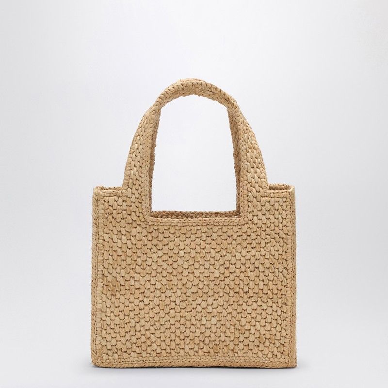 Loewe Loewe Loewe Font Tote Mini Raffia Bag Size ONE SIZE - 2 Thumbnail