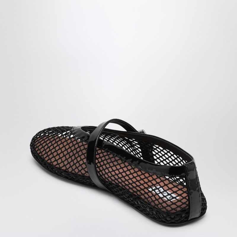 Alaia Alaia Black Net Ballerina Size US 10 / IT 40 - 2 Thumbnail