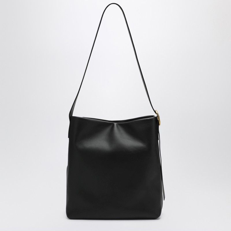 Loewe Loewe Draped Tote Bag In Black Leather Size ONE SIZE - 2 Thumbnail