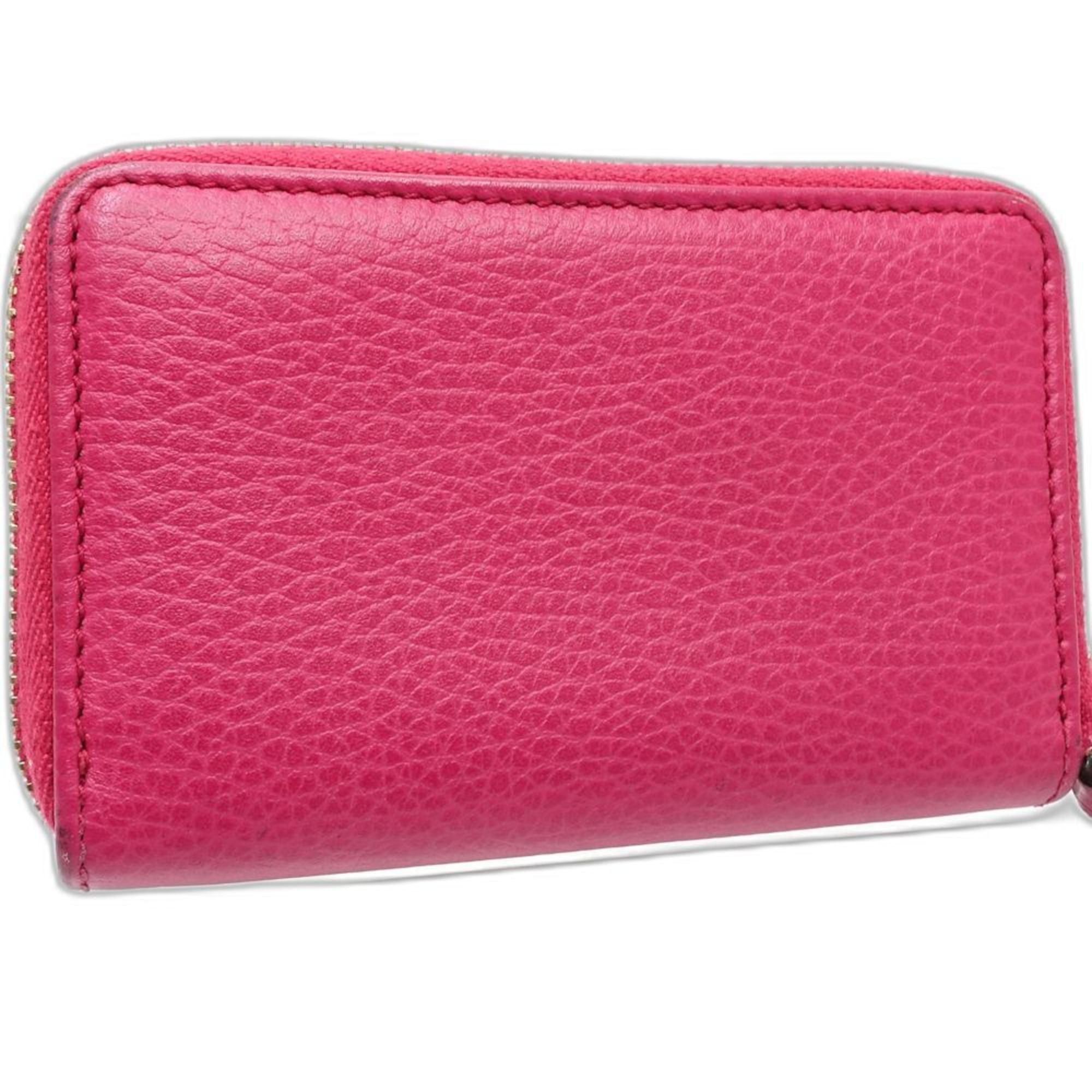 Gucci GUCCI Swing Zip Coin Purse in Pink Leather (368877) for Women (181688) Size ONE SIZE - 3 Thumbnail