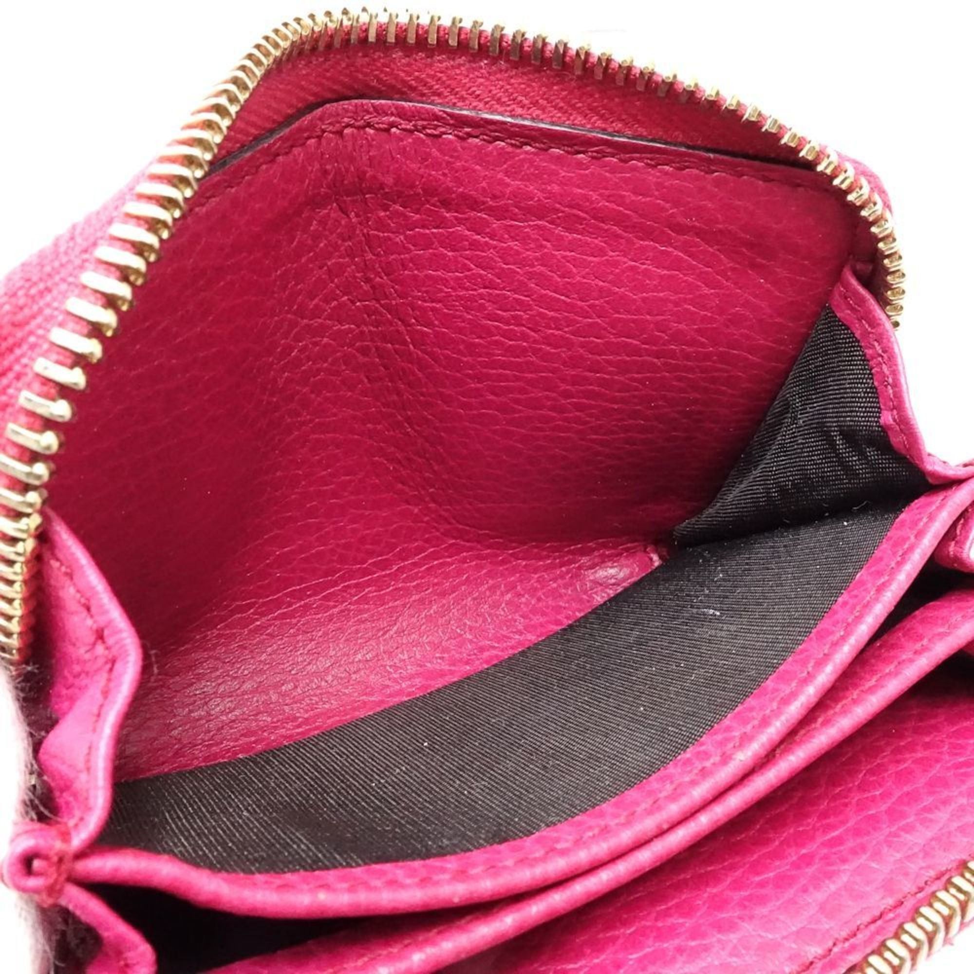 Gucci GUCCI Swing Zip Coin Purse in Pink Leather (368877) for Women (181688) Size ONE SIZE - 6 Thumbnail