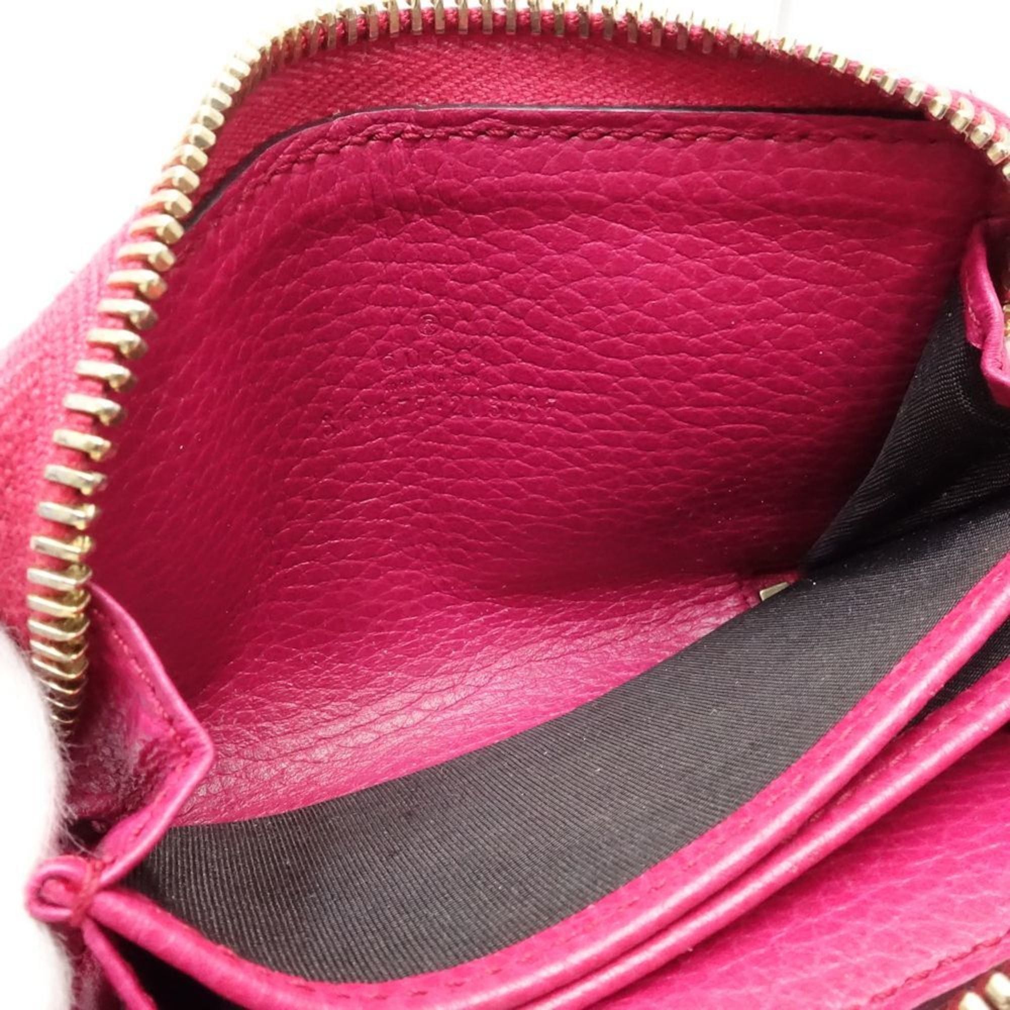 Gucci GUCCI Swing Zip Coin Purse in Pink Leather (368877) for Women (181688) Size ONE SIZE - 7 Thumbnail