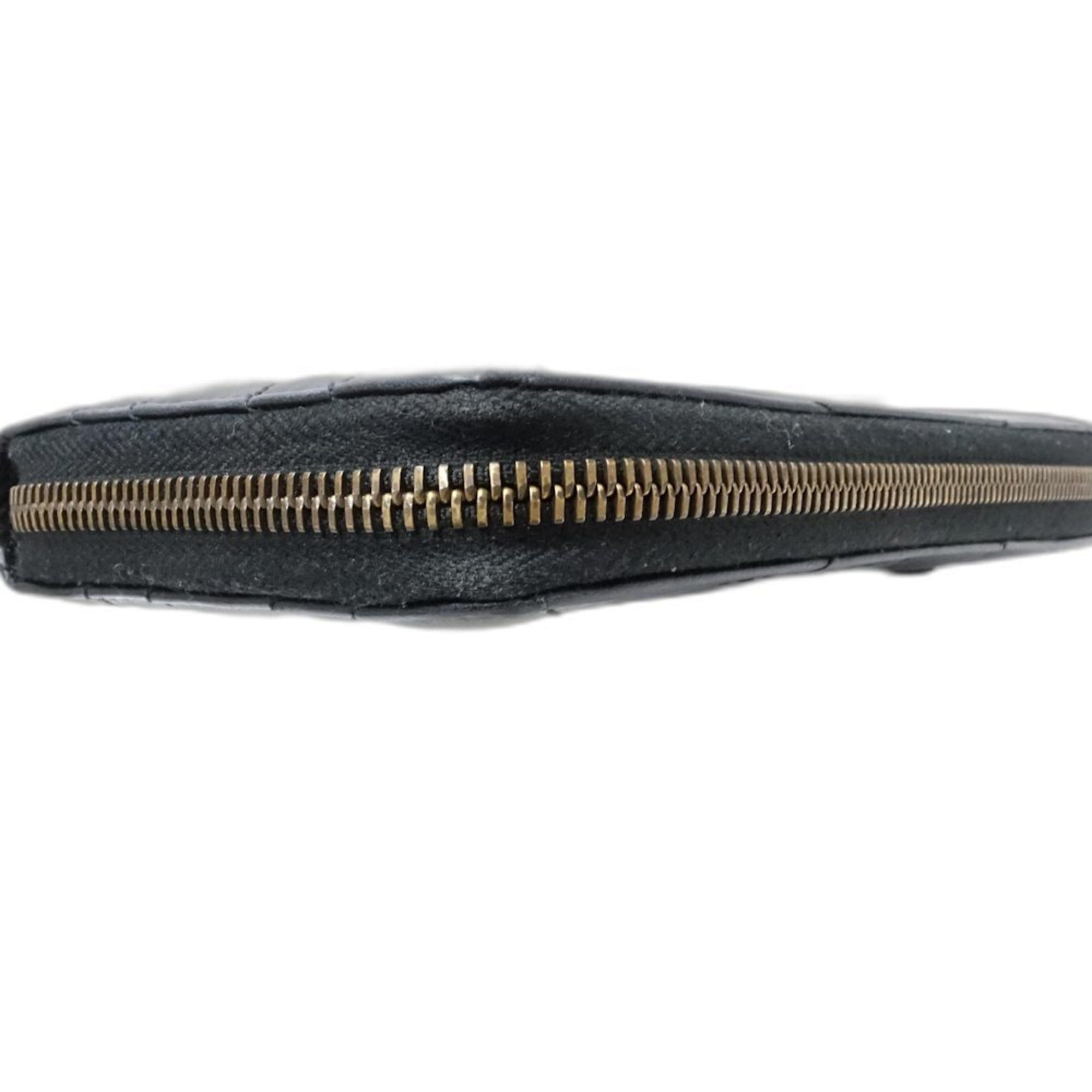 Gucci GUCCI Marmont Round Zip Wallet in Black Leather (443123) for Women (188652) Size ONE SIZE - 4 Thumbnail