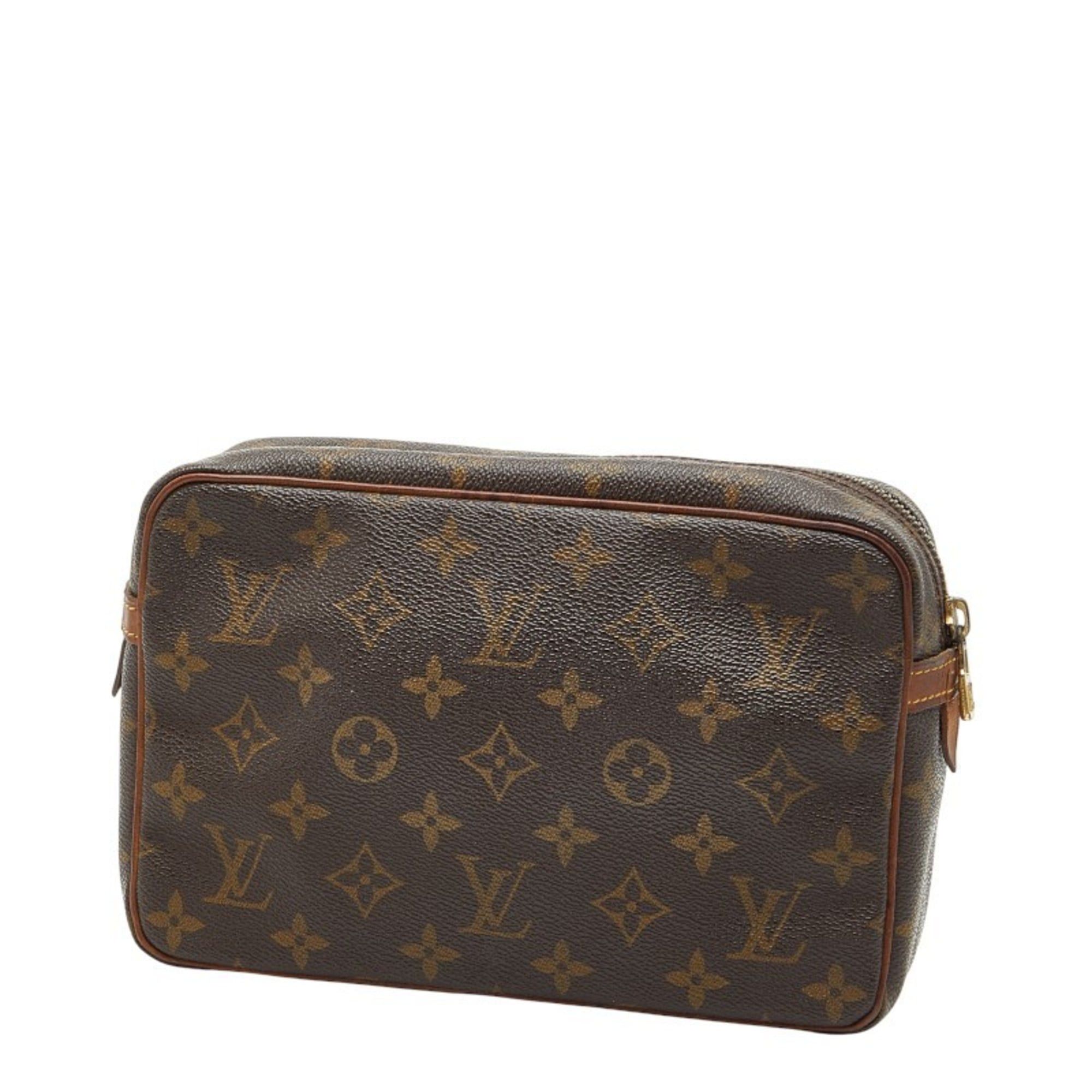 Louis Vuitton Louis Vuitton Monogram Compiègne 23 Second Bag M51847 Brown Leather Women's LOUIS VUITTON Size ONE SIZE - 2 Thumbnail