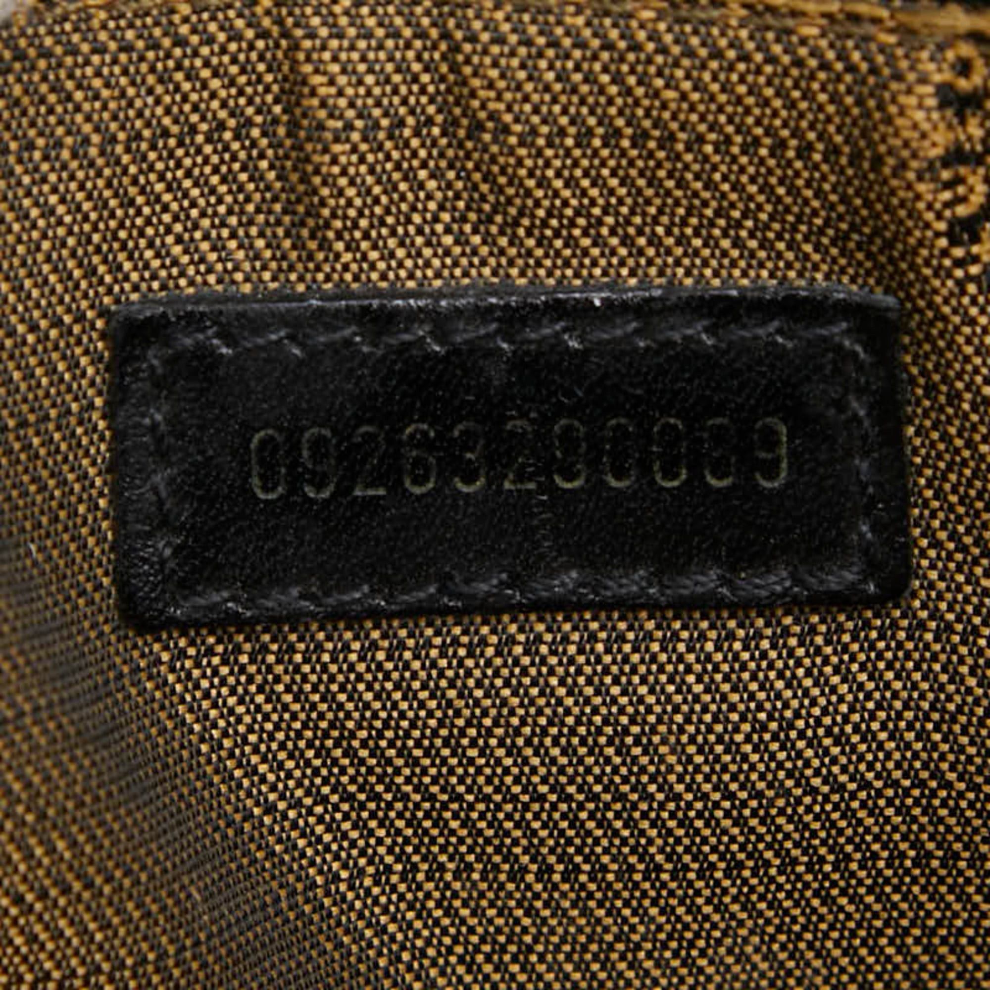 Fendi Fendi Zucca handbag in brown and black canvas leather for women. Size ONE SIZE - 13 Thumbnail
