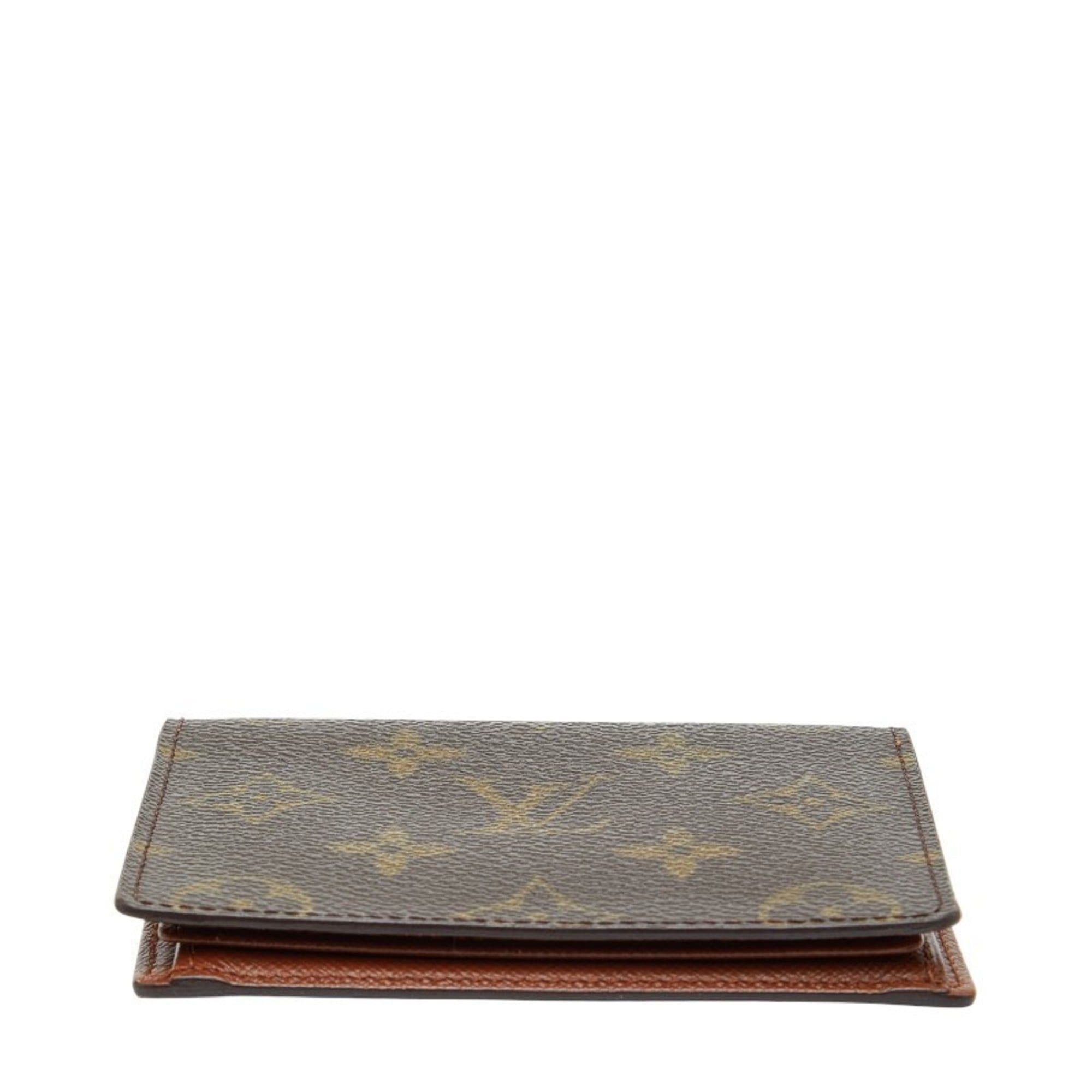 Louis Vuitton Louis Vuitton Monogram Japon Sangapur Pass Case/Business Card Case M60530 Brown Women's LOUIS VUITTON Size ONE SIZE - 3 Thumbnail
