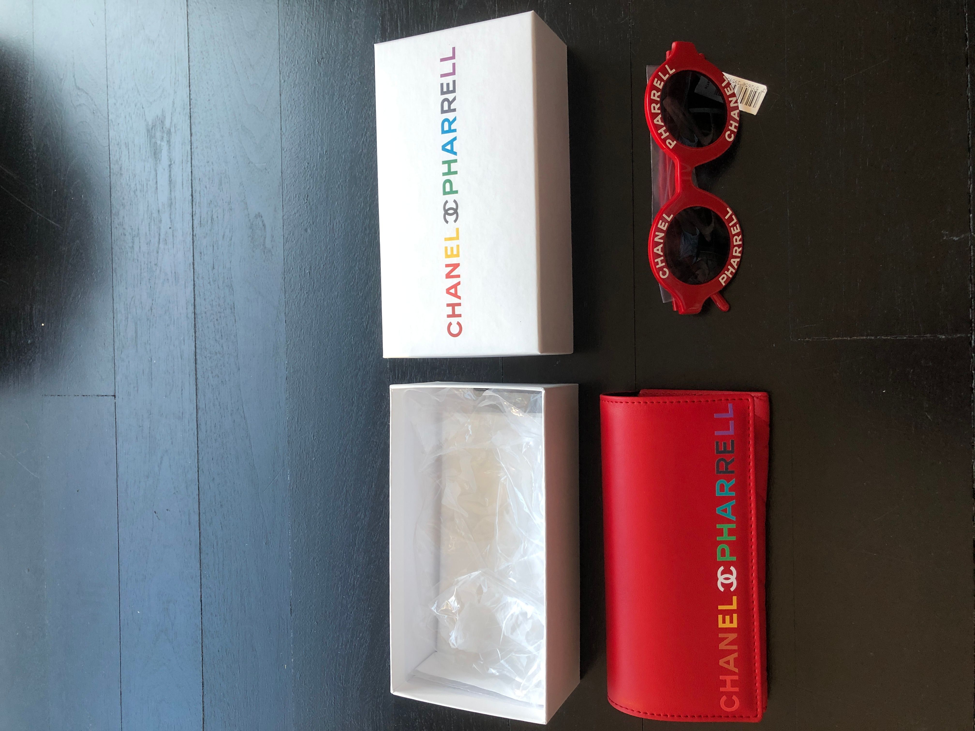 Chanel CHANEL X PHARRELL LUNETTE SUNGLASSES IN ROUGE/RED