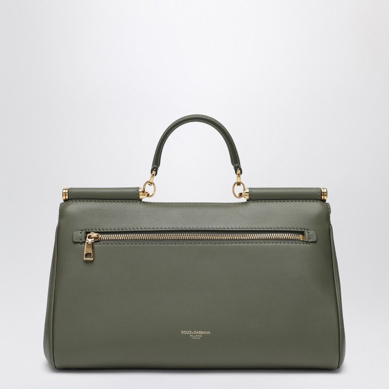 Dolce & Gabbana Dolce&Gabbana My Sicily Handbag In Military Green Leather Size ONE SIZE - 2 Thumbnail